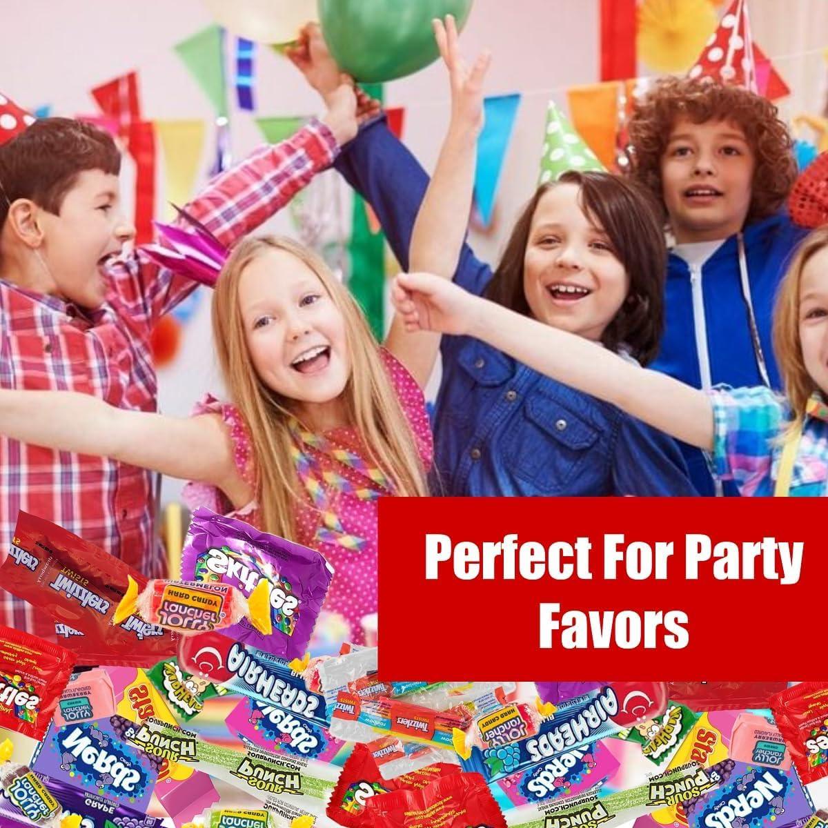 CandyKrave Assorted Candy Variety Pack - 10 Fruity Flavors - 2 lbs Bulk Candy Bag - Individually Wrapped Pinata Candy Mix - Delicious Sweets for Birthdays, Pantry, Baby Showers & Gender Reveal - Image 2