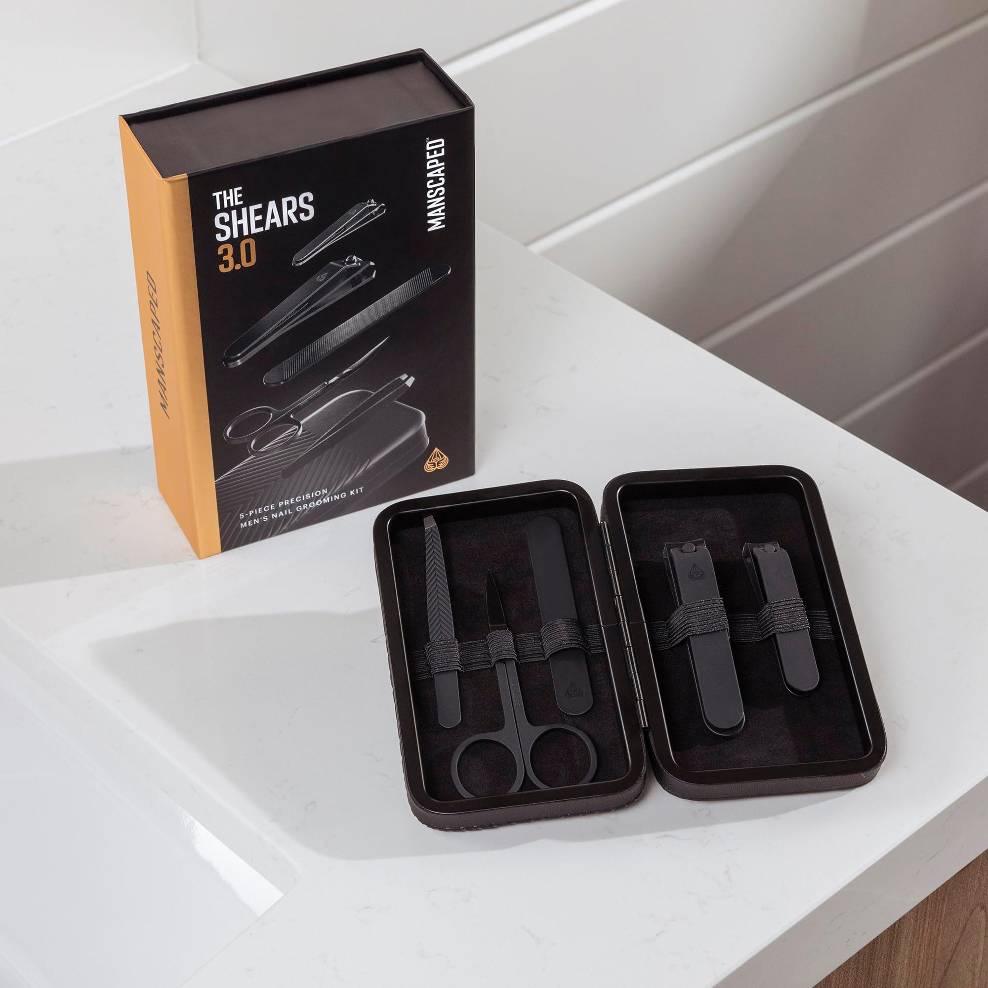 MANSCAPED® The Premier Package 5.0 Ultra, with The Lawn Mower® 5.0 Ultra Men's Groin & Body Hair Trimmer, Shears 3.0, Crop Preserver® Ball Deodorant, Refined® Body Wash, Crop Soother™, Shed 2.0 - Image 5