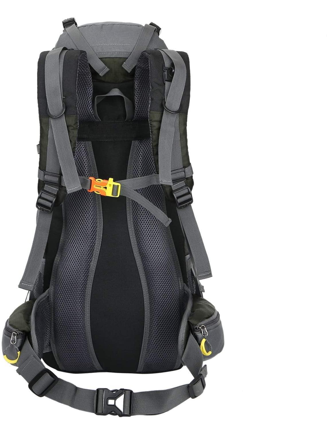 WoneNice 50L(45+5) Waterproof Hiking Backpack - Outdoor Sport Daypack with Rain Cover - Image 3