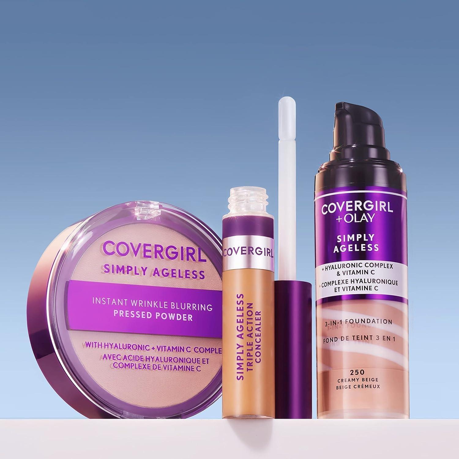 COVERGIRL+Olay Simply Ageless 3-in-1 Liquid Foundation Classic Ivory, 1 Ounce (packaging may vary) - Image 3