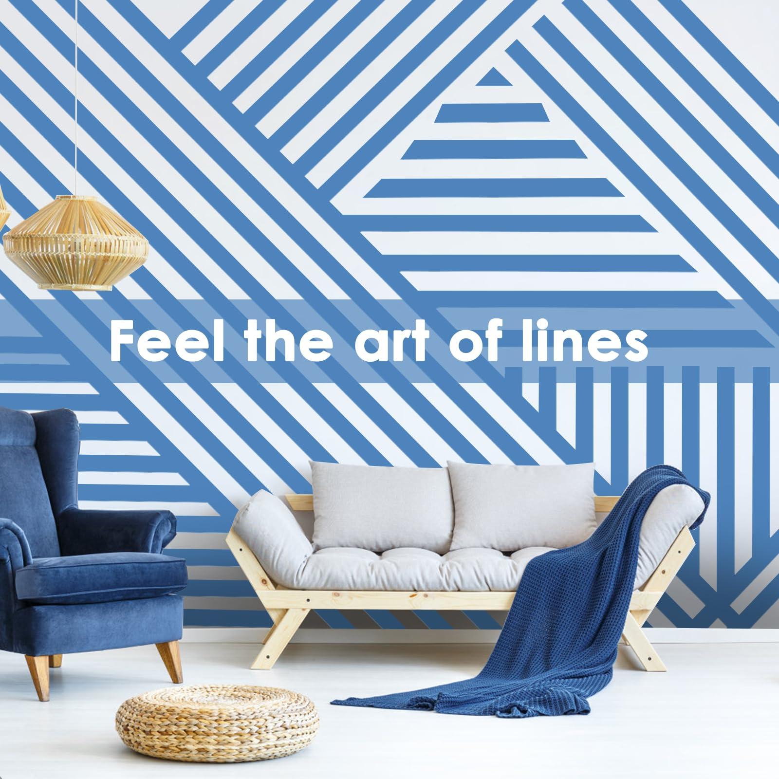 Blue Painters Tape 2 Inch Wide Bulk, 24 Roll Painting Tape Blue Masking Tape for Painting Wall DIY Edge, Paint 1.88 Inch 55 Yards X 24 Rolls 1320 Total Yards - Image 7