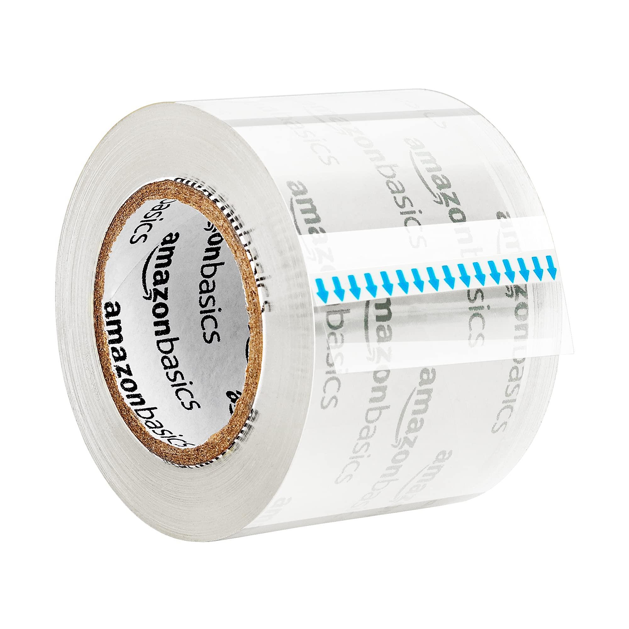 Amazon Basics Heavy Duty Packaging Tape With Dispenser, for Shipping and Moving Boxes, 1.88" x 22.2 yds, 4.6 x 2.2 x 2.6 inches, Clear, 6 Count (Pack of 1) - Image 5