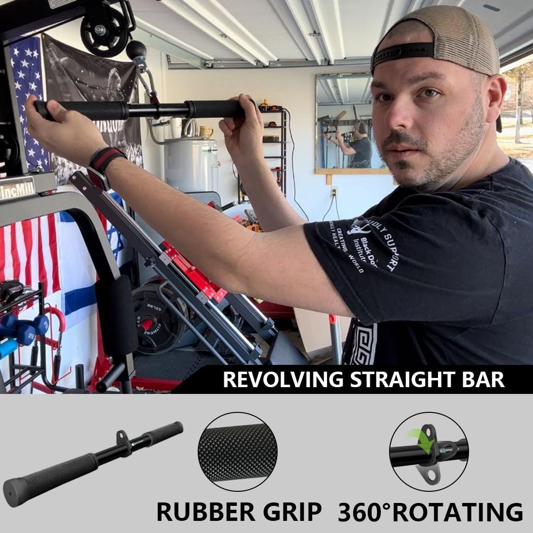 QPARVERS Cable Machine Attachment Set LAT Pulldown Attachments Weight Machine Accessories for Home Gym - Image 3