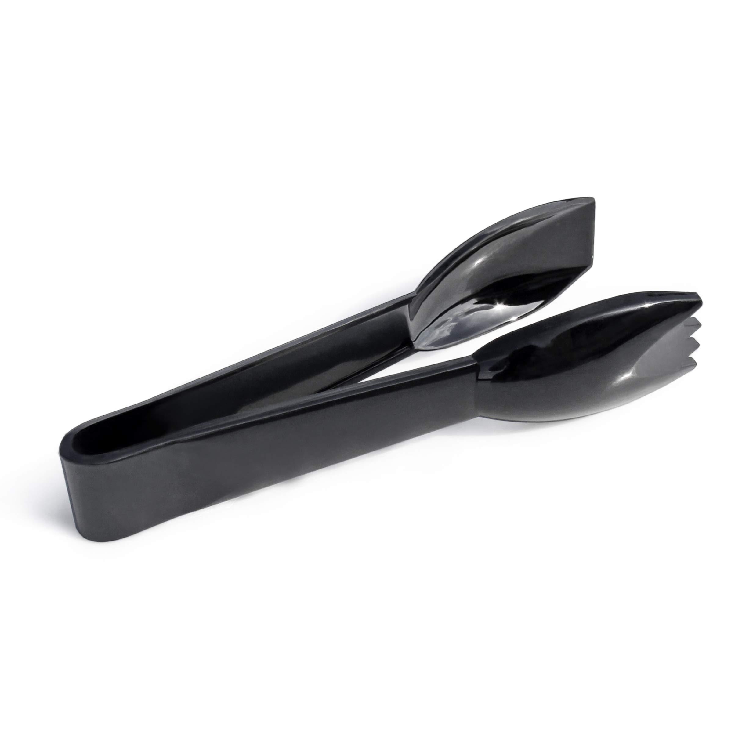 New Star Foodservice 42290 Utility Tong, High Heat Plastic, Straight Edge, 6 Inch, Set of 12, Black - Image 4