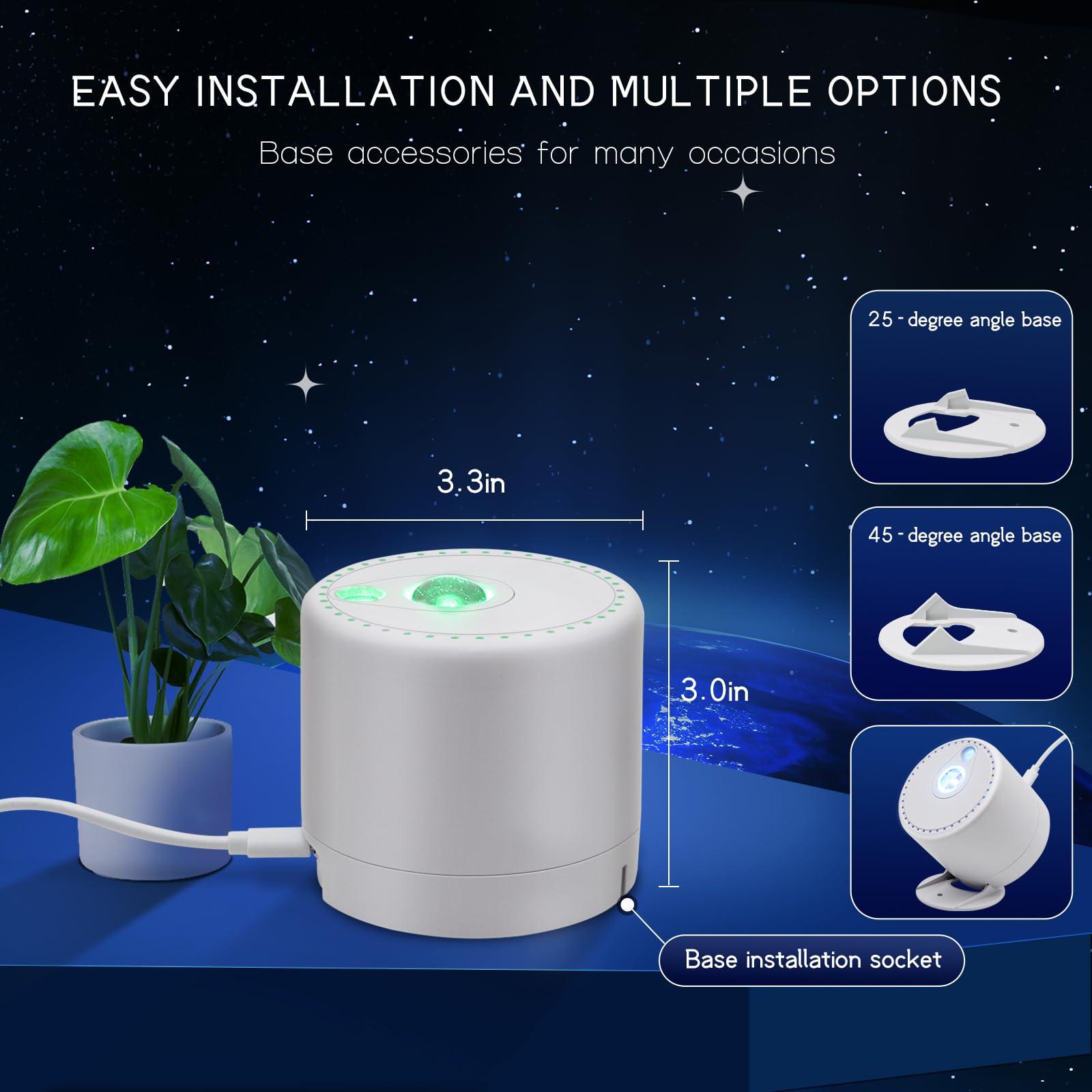 HERHOTER Galaxy Projector,Star Projector with Timer and Remote Control for Adults Bedroom Decoration, Party,Star Night Light - Image 4
