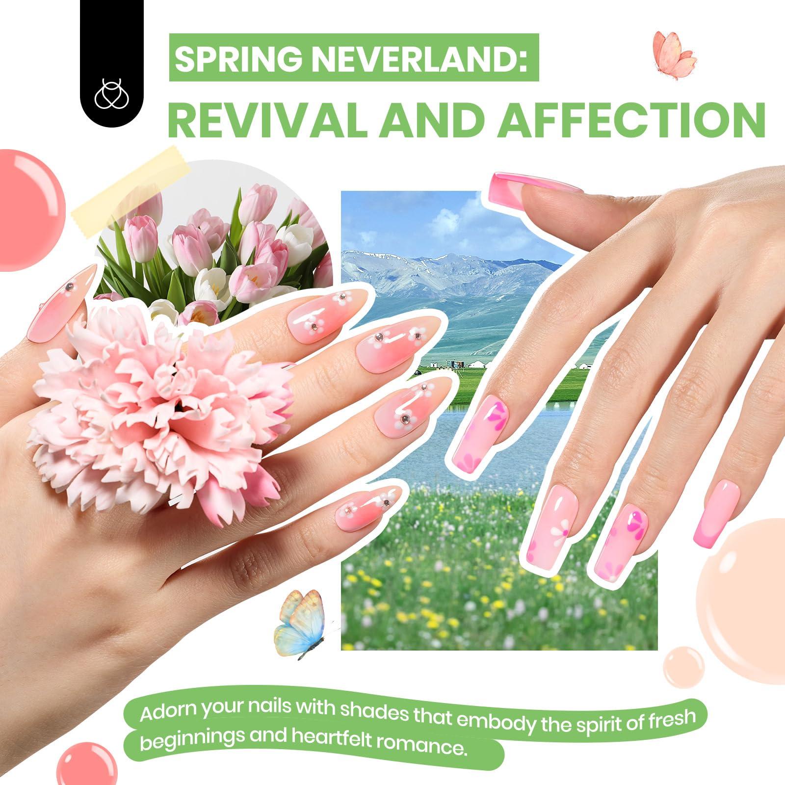 Beetles Gel Nail Polish Kit with U V Light 85Pcs, 55 Colors Seasonal Symphony Set with Diamond Decorations & Manicure Art Stickers and Tools Soak Off for All Season - Image 2