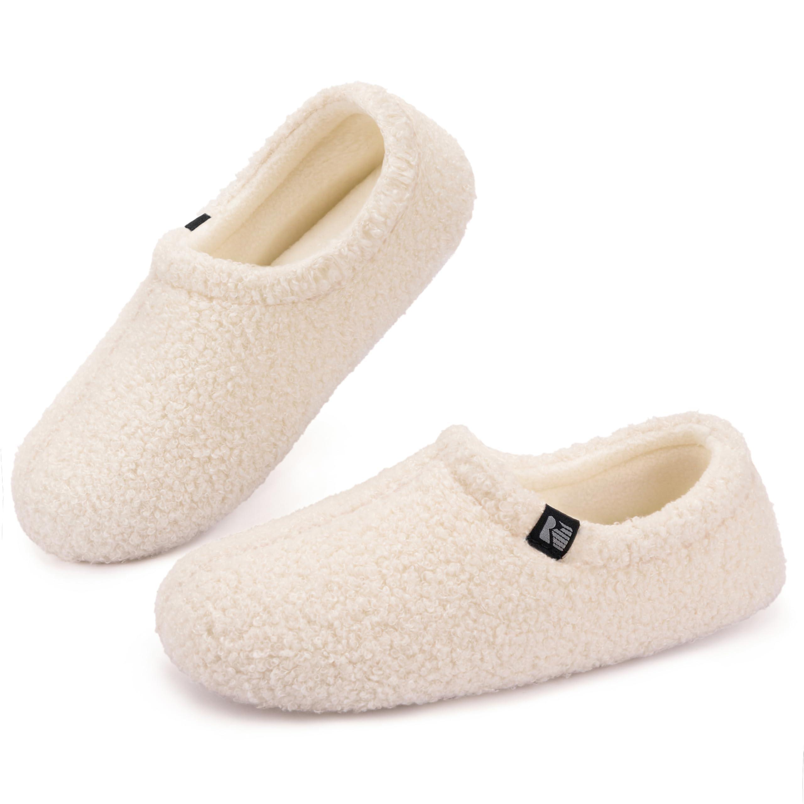 RockDove Women's Teddy Fleece Closed Back Indoor Slipper