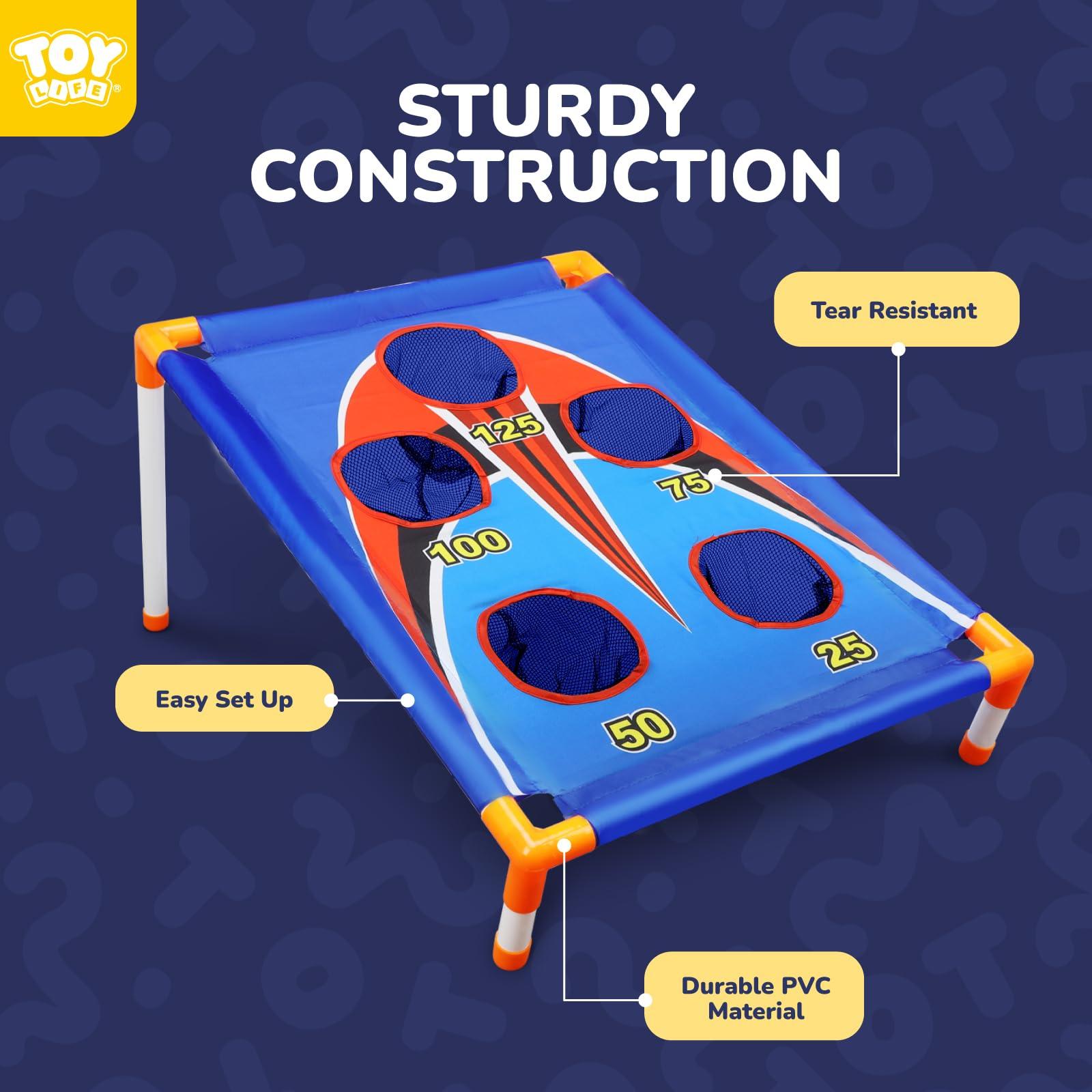 TOY Life Bean Bags Toss Carnival Game, Cornhole, Outdoor Toys for Kids Ages 4-8, Backyard Game Sports & Outdoor Play, Outside Toys for Ages 5-7, Family Lawn Yard Games Birthday Party, Gift for Boys - Image 5