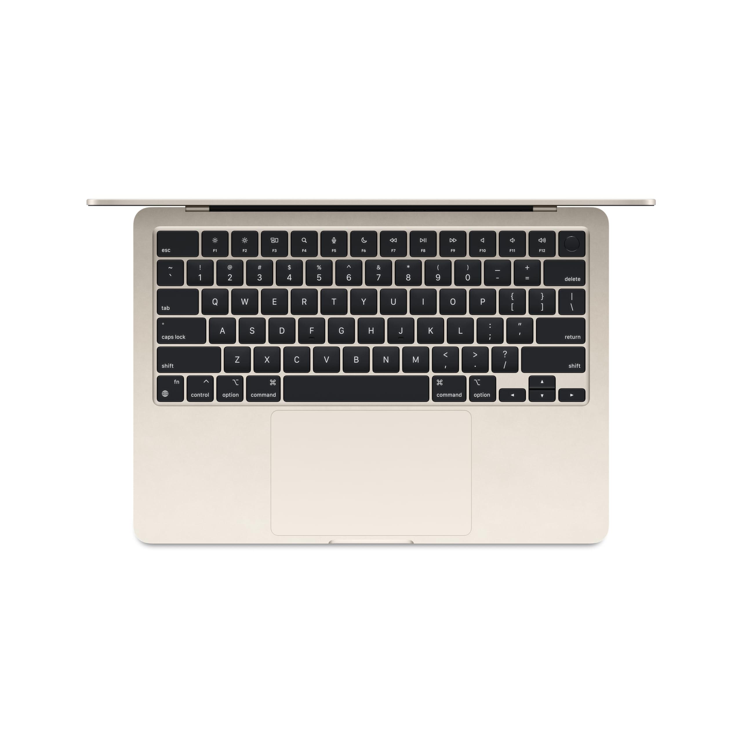 Apple 2024 MacBook Air 13-inch Laptop with M3 chip: Built for Apple Intelligence, 13.6-inch Liquid Retina Display, 16GB Unified Memory, 512GB SSD Storage, Backlit Keyboard, Touch ID; Starlight - Image 2