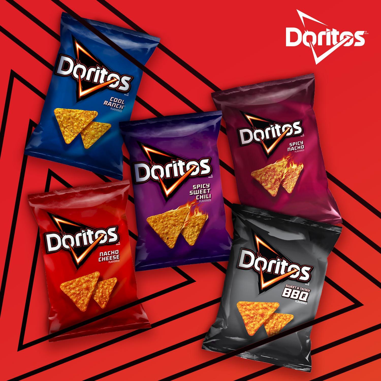 Doritos Flavored Tortilla Chips, Nacho Cheese, 1 Ounce (Pack of 40) - Image 4