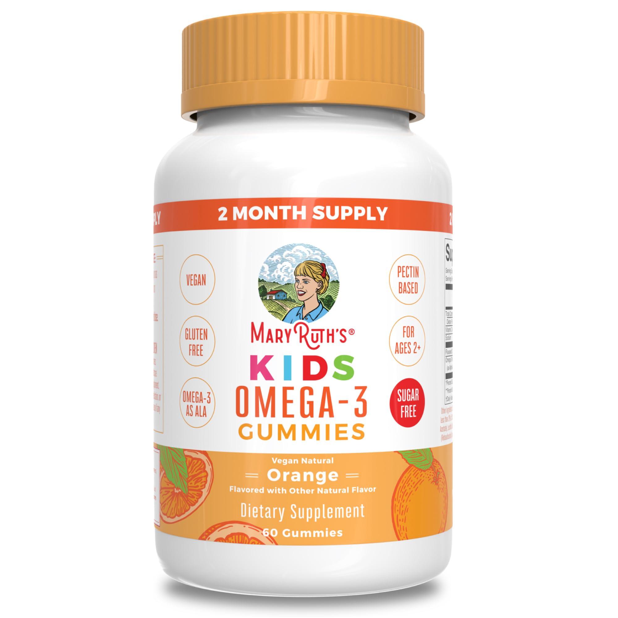 MaryRuth Organics Vegan Omega 3 Gummies for Kids 2+, 2 Month Supply, Sugar Free, Omega 3 Supplement with Vitamin C, Flaxseed Oil, Immune Support, Essential Nutrient ALA, No Fish Taste, 60 Count - Image 10
