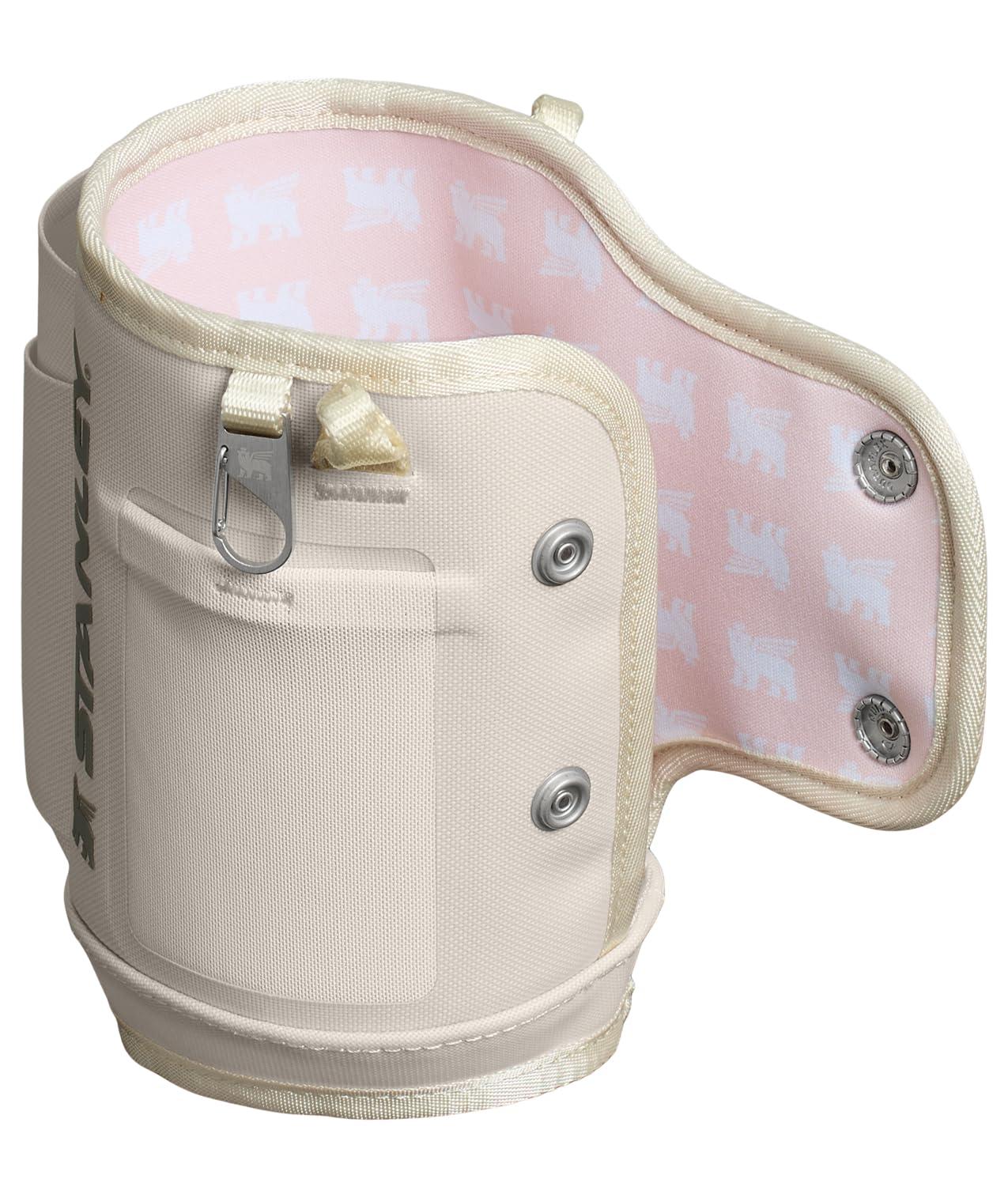 Stanley All Day Quencher Carry All for 30 oz Tumbler with Handle | Crossbody Bag with Phone Holder Pocket, Card Sleeve & Detachable Strap | Water Bottle Carrier Bag | BPA-Free | Cream - Image 5