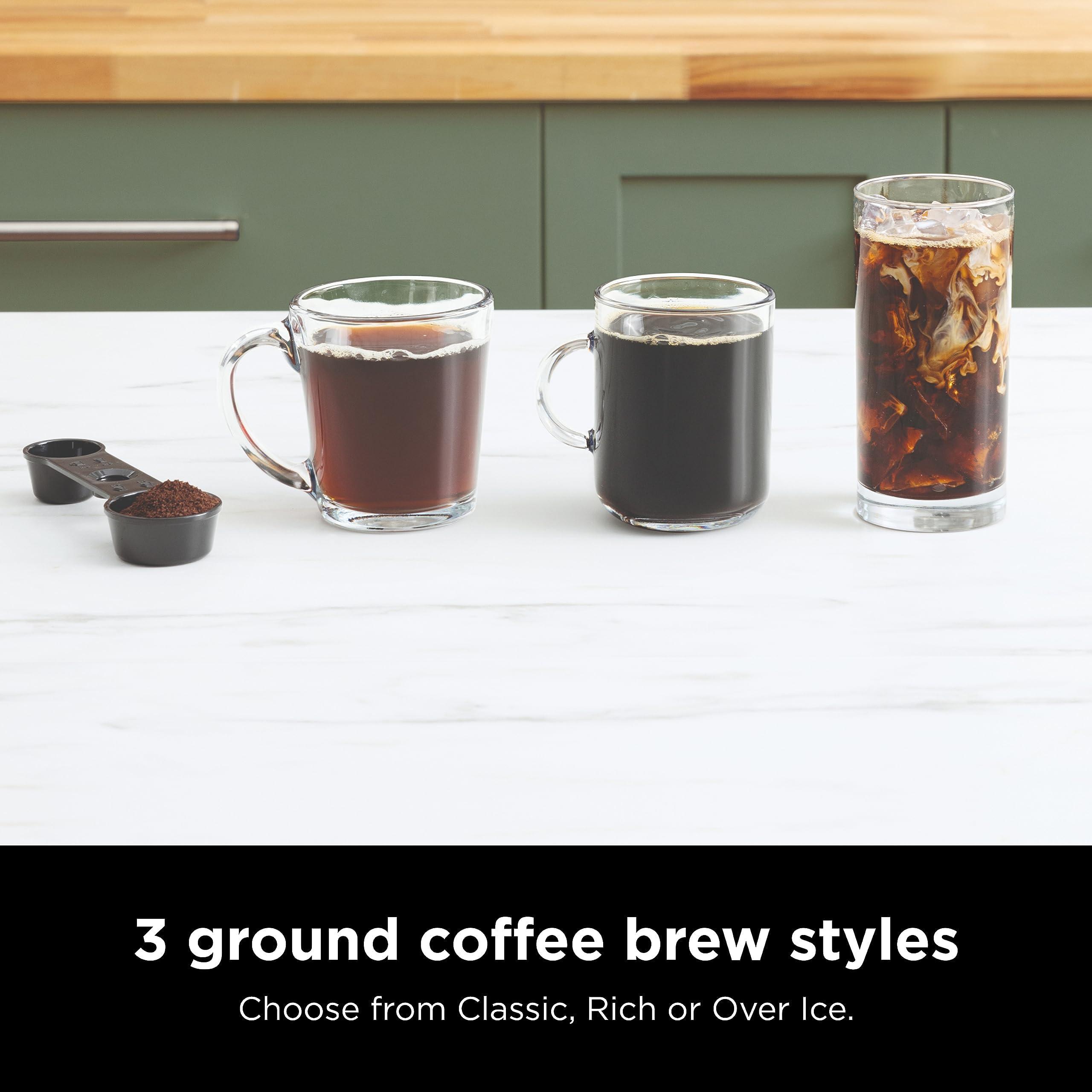 Ninja Espresso & Coffee Maker & Barista System, 3 Espresso Brew Styles, Single-Serve Coffee & Nespresso Capsule Compatible, Built-in Frother, Espresso, Cappuccino & Latte Maker, Black, CFN601 - Image 2