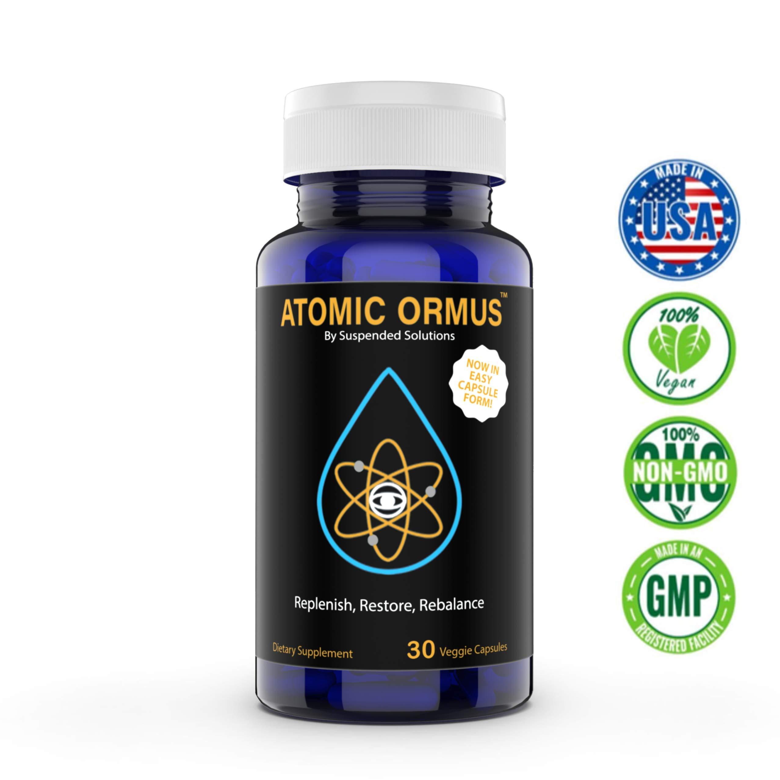 Suspended Solutions - Atomic ORMUS - Capsules - MONATOMIC Gold Capsules - 100% Pure ORMUS Powder - 100% Vegan - ormus Gold, monatomic Gold,(30 Capsules) - Image 2