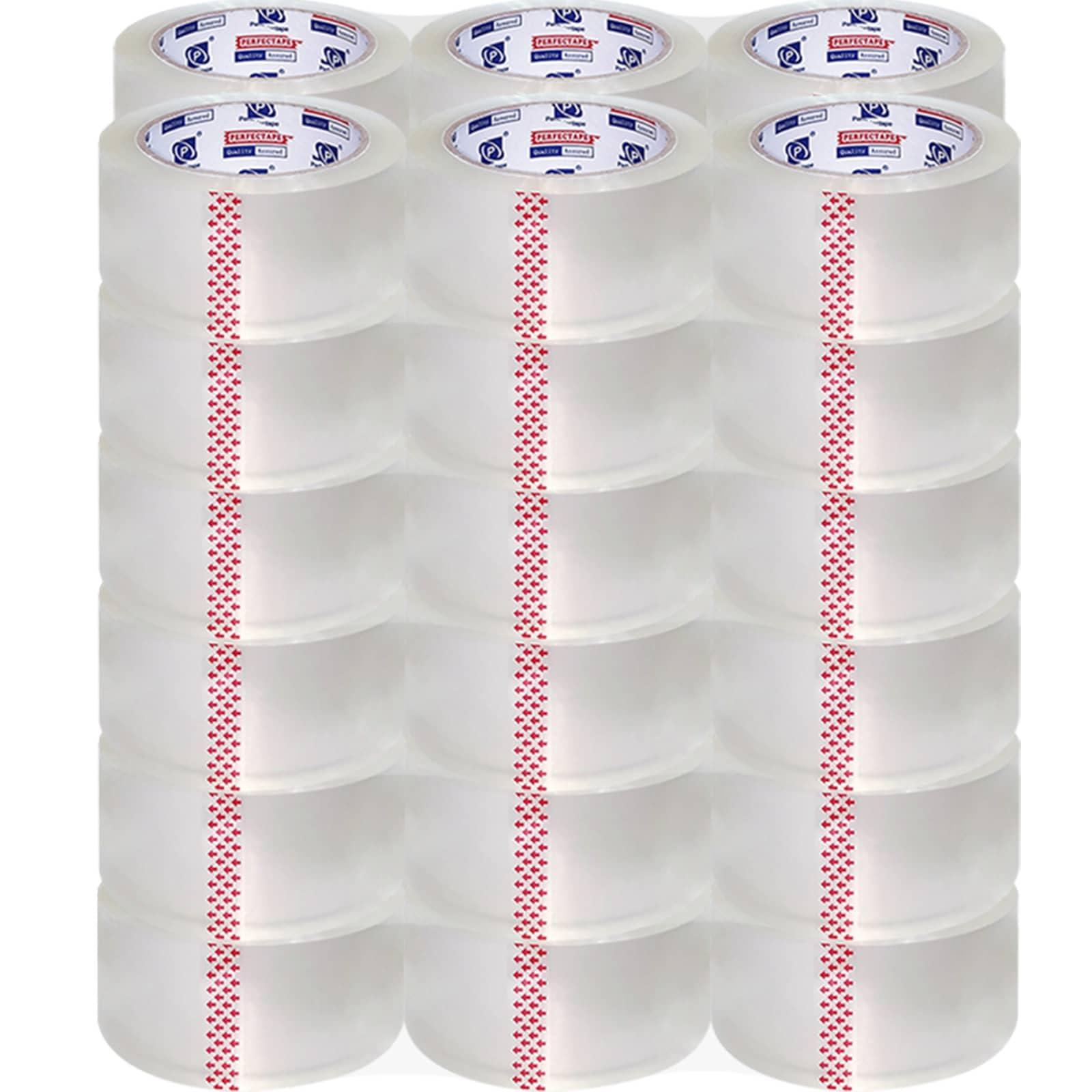 P PERFECTAPE Heavy Duty Packing Tape 36 Rolls, Total 2160Y, Clear, 2.7 mil, 1.88 inch x 60 Yards, Ultra Strong, Refill for Packaging and Shipping