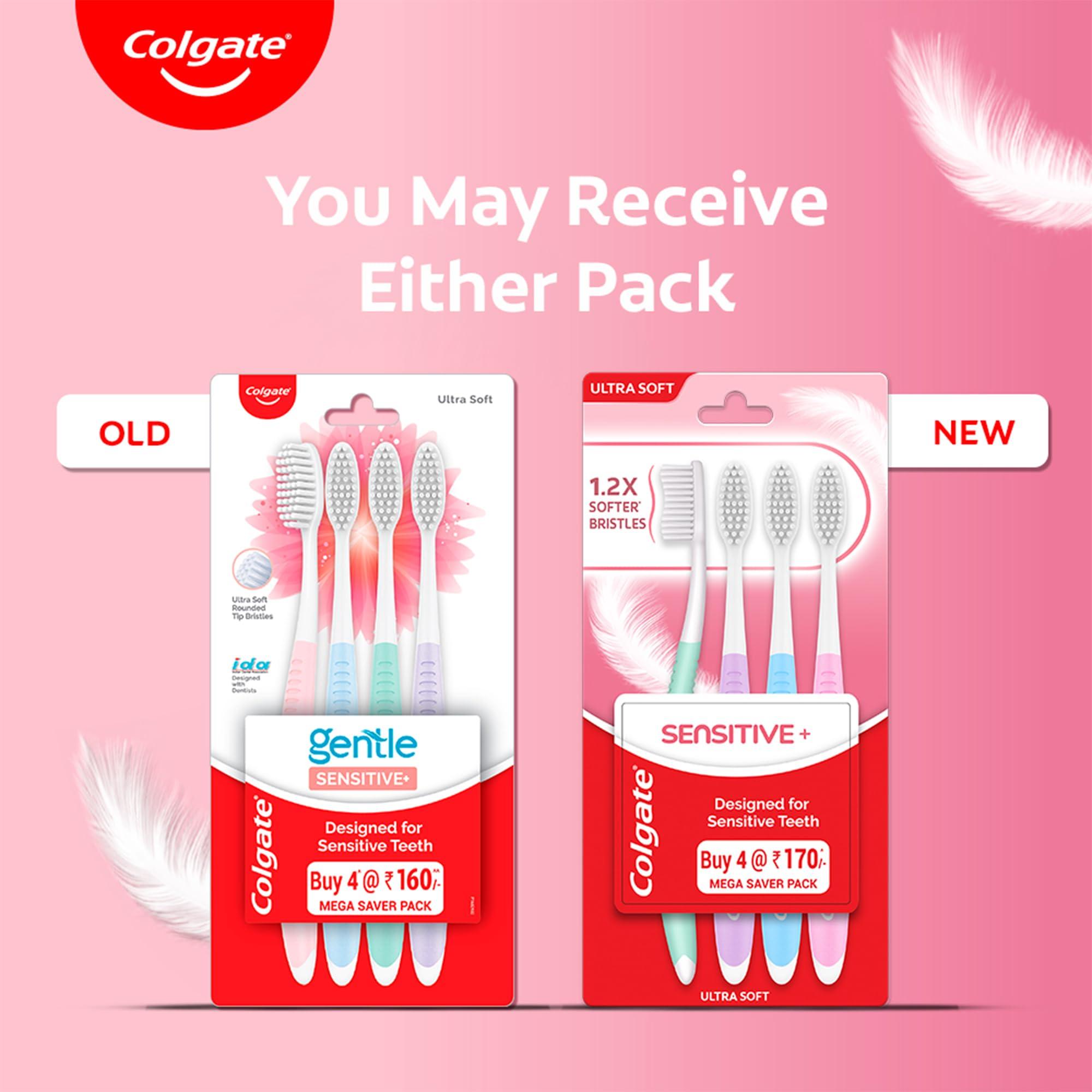 Colgate Toothbrush Sensitive, Pack of 4 Brushes - Image 2