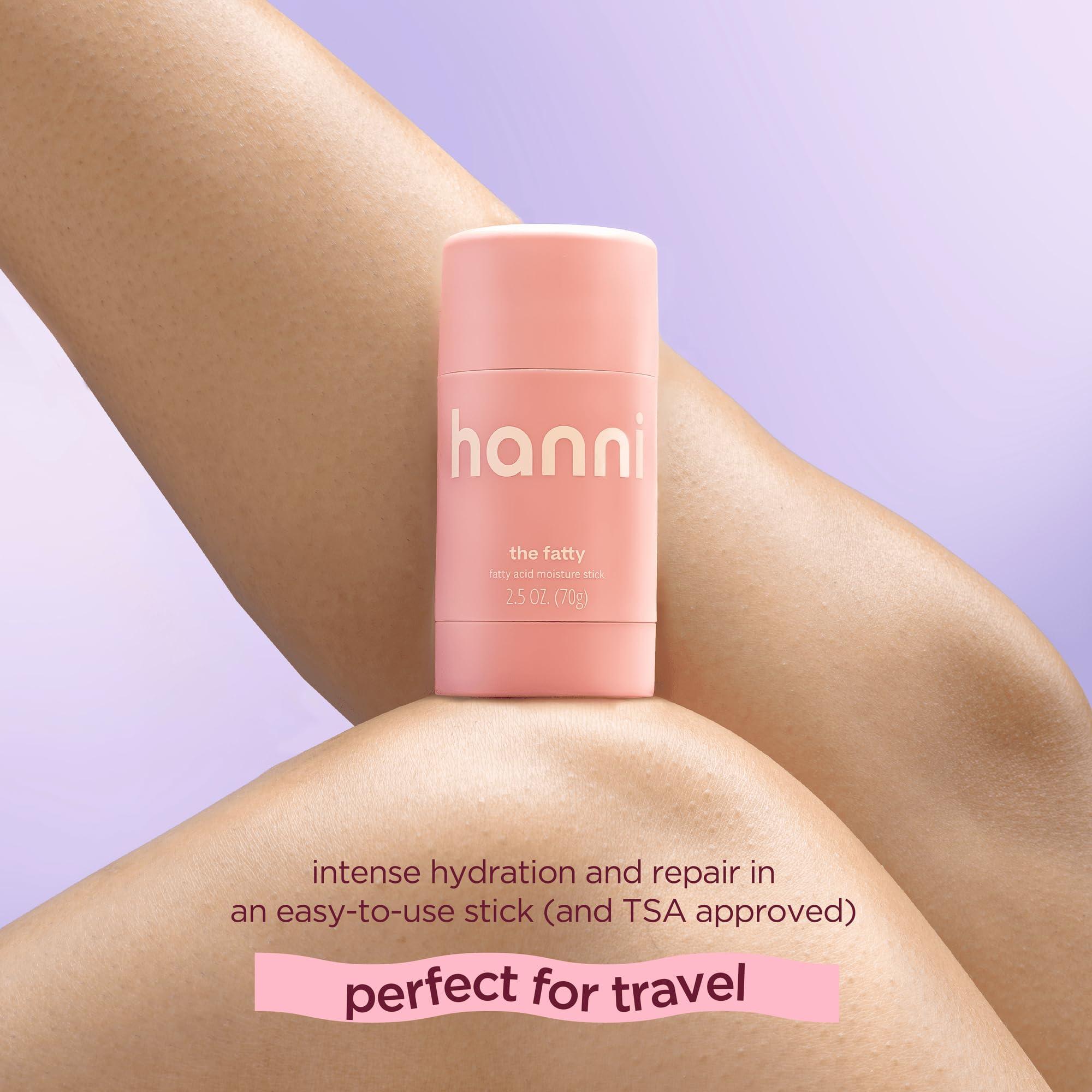 HANNI Fatty Body Moisturizer Stick with Fatty Acids, Travel Size Friendly Solid Lotion for Plumping and Hydration, Fragrance-Free and Safe for Sensitive Skin, 2.5 oz - Image 5