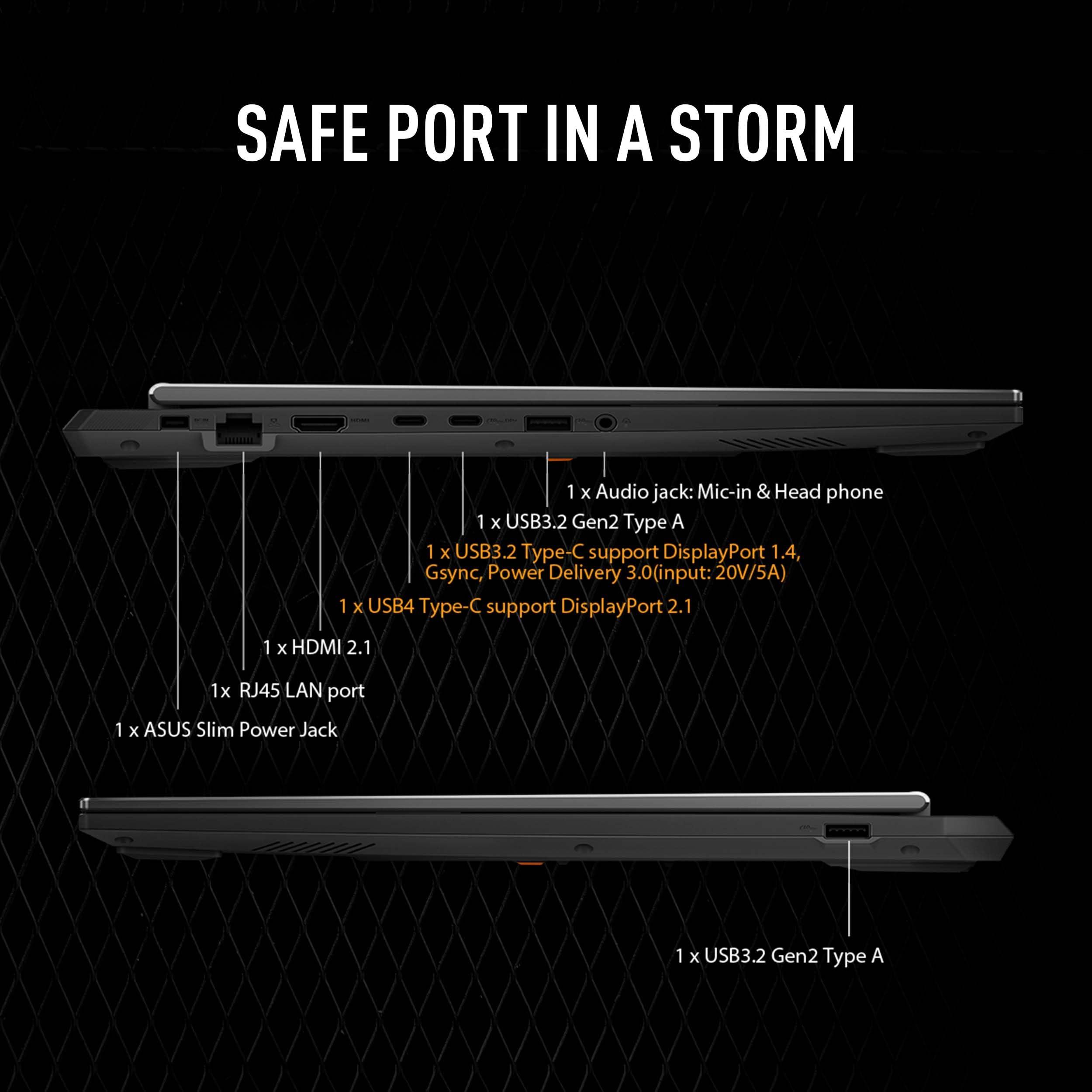 ASUS TUF Gaming A16 (2024) Copilot+ PC Gaming Laptop, 16” 16:10 165Hz Display, AMD Ryzen AI 9 HX 370, NVIDIA® GeForce RTX 4060, 32GB LPDDR5X, 1TB PCIe Gen 4.0 SSD, Wi-Fi 6E, Windows 11, FA608WV-AB96 - Image 9