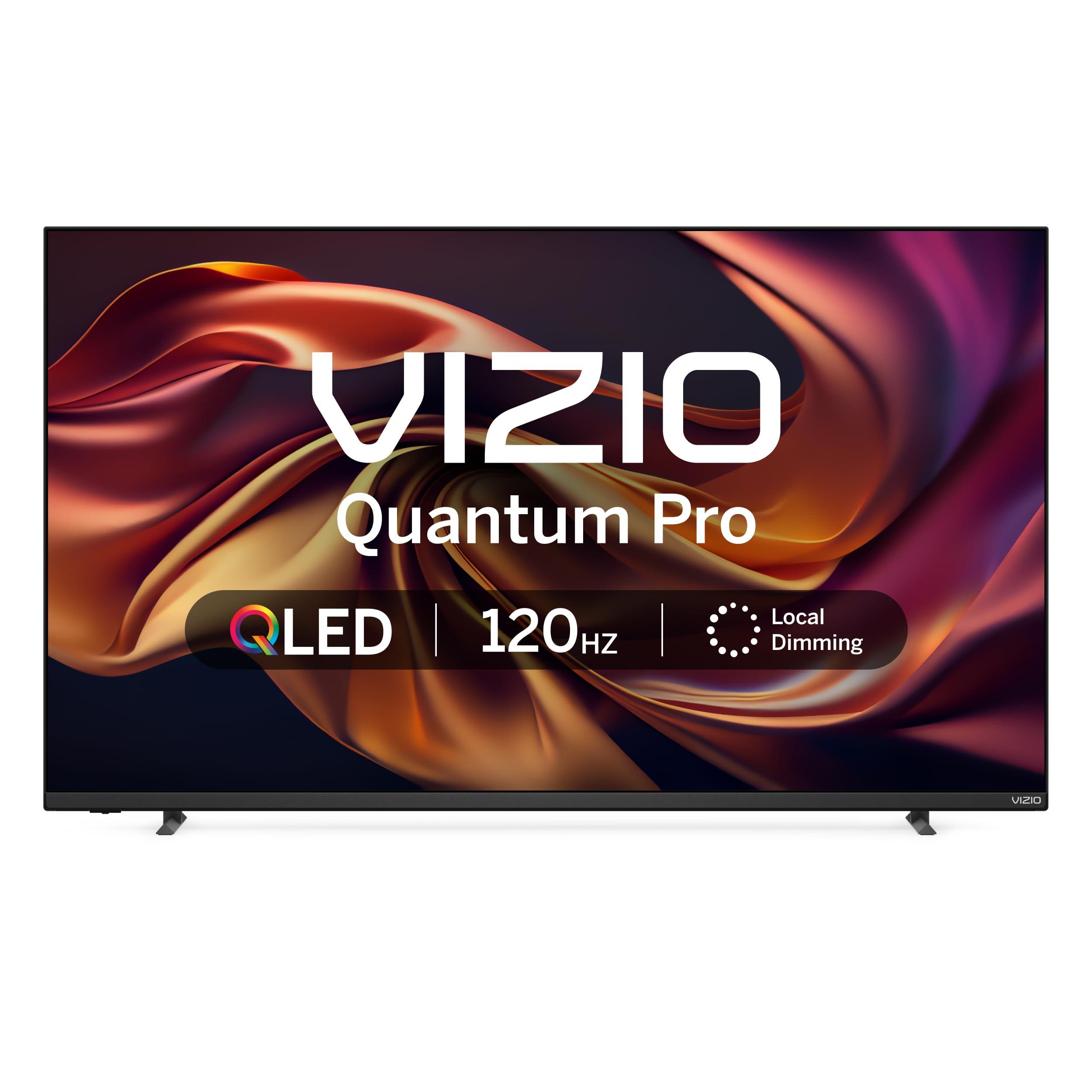 VIZIO 50-inch Quantum Pro QLED Smart TV M50QXM-K01, Active Full Array, WiFi 6E, Apple AirPlay, Chromecast Built-in, 120Hz, 240Hz @ 1080p, 4K, 2023 Model, HDR10+, Dolby Vision, PC Gaming
