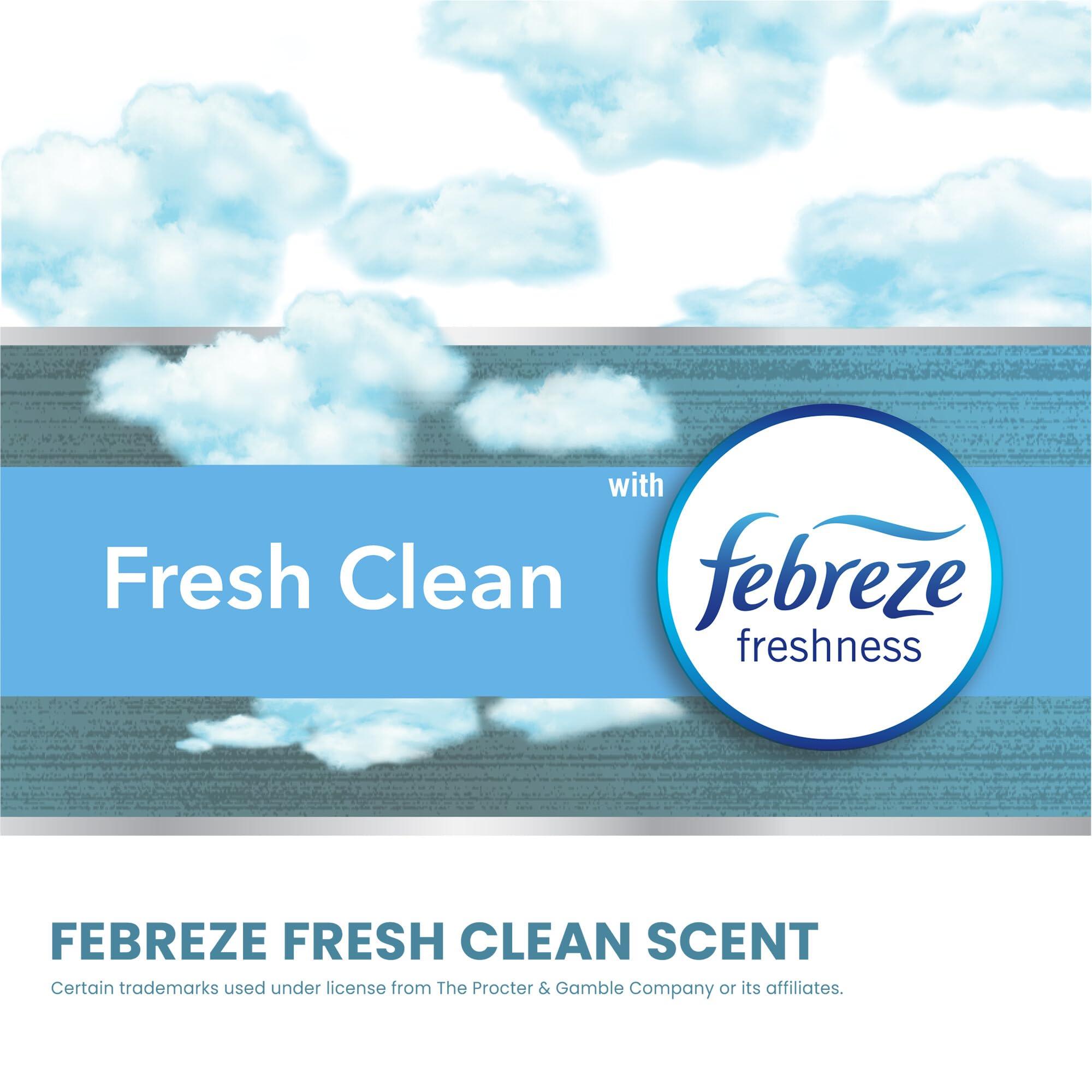 Glad Tall Kitchen Drawstring Trash Bags - Odorshield 13 Gallon White Trash Bag, Febreze Fresh Clean, 110 Count - Image 3