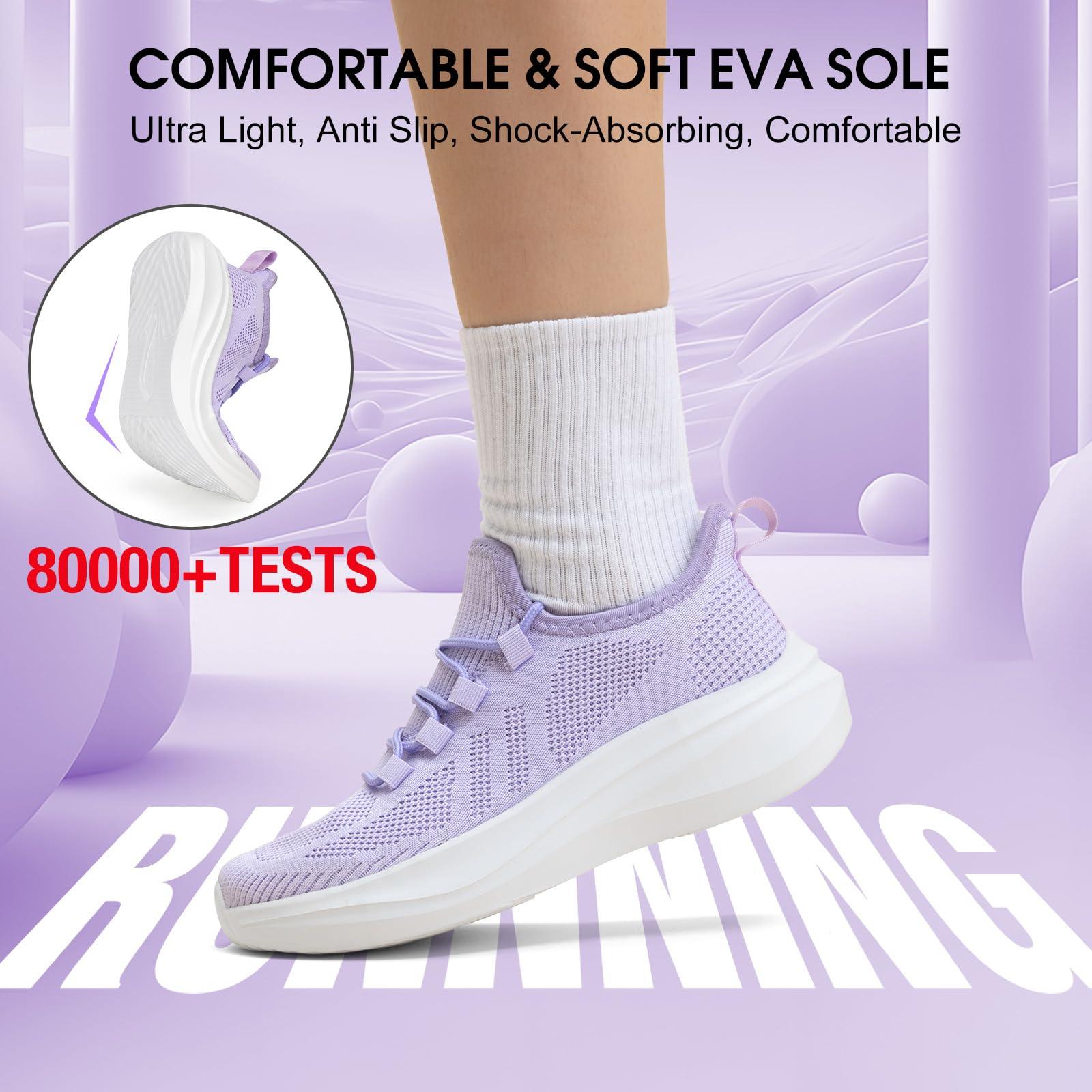 ZOVE Wide Toe Box Shoes Women Extra Wide Width Tennis Sneakers Ultra Light Running Shoes for Women Non-Slip Diabetic Walking Gym Workout Trainer - Image 4