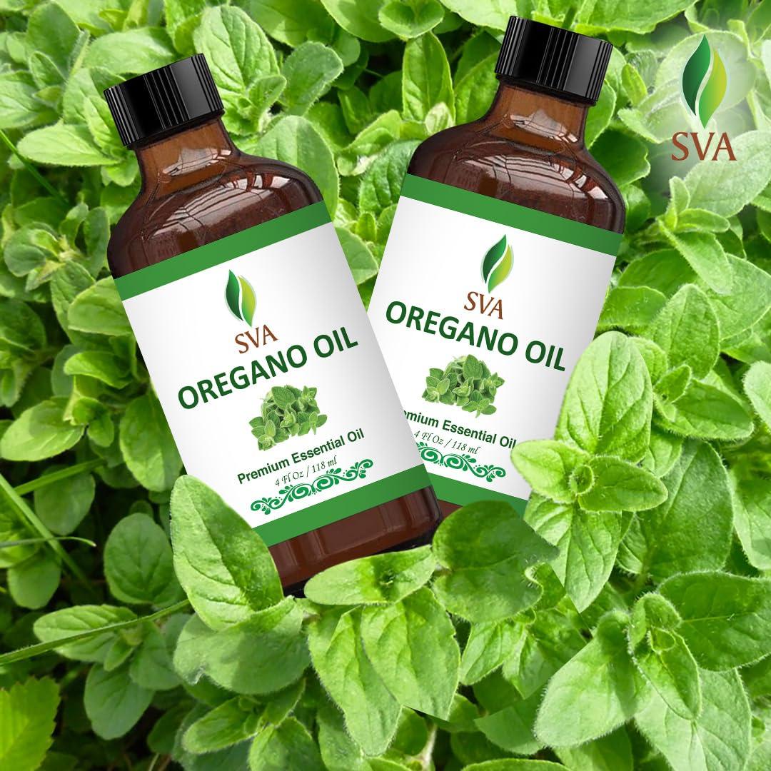 SVA Oregano Essential Oil – 4 Fl Oz – 100% Natural Oregano Oil - for Diffuser, Hair Care, Face, Skin Care, Aromatherapy, Scalp and Body Massage, Soap and Candle Making – with Dropper - Image 4