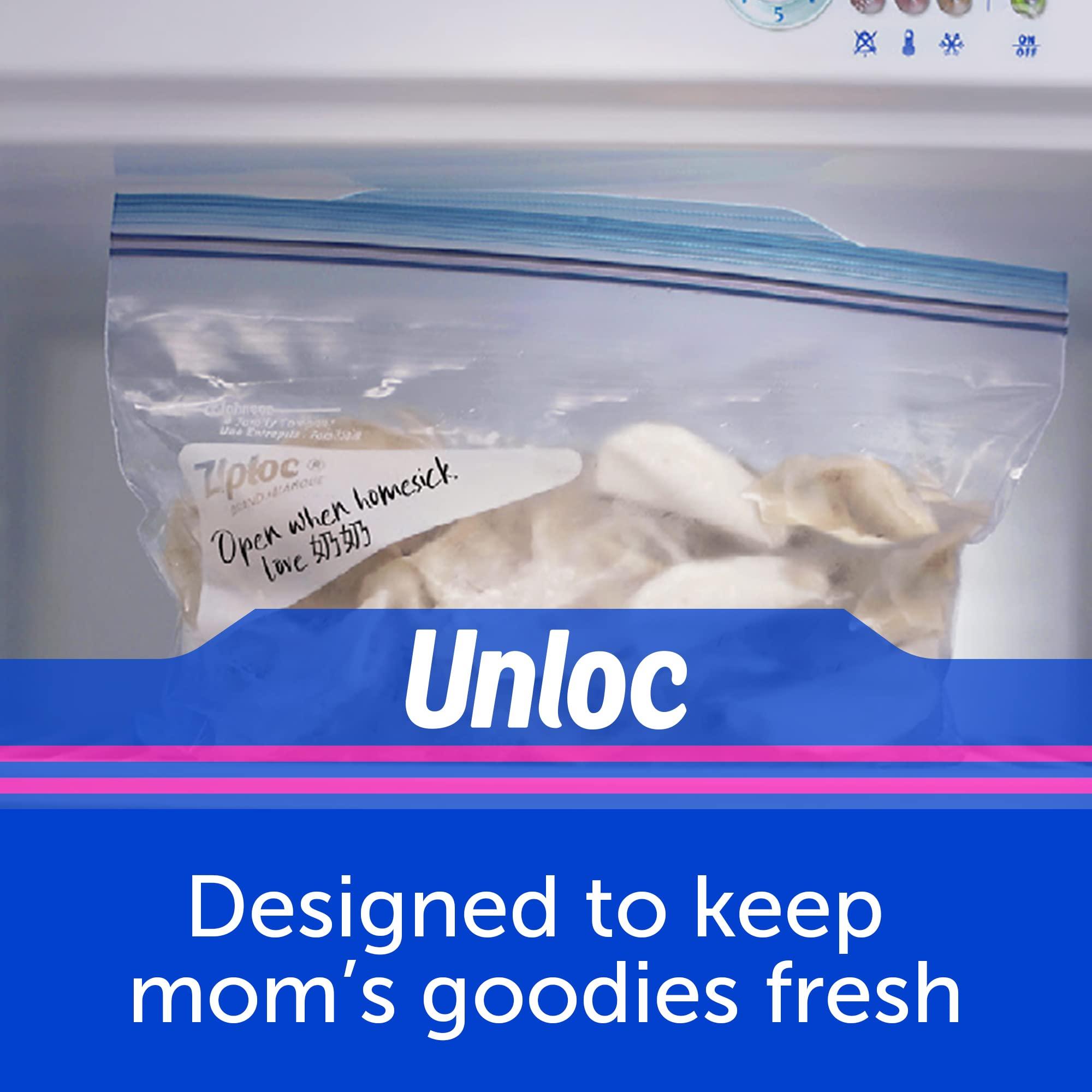 Ziploc Pint Food Storage Freezer Bags, Grip 'n Seal Technology for Easier Grip, Open, and Close, 20 Count - Image 6