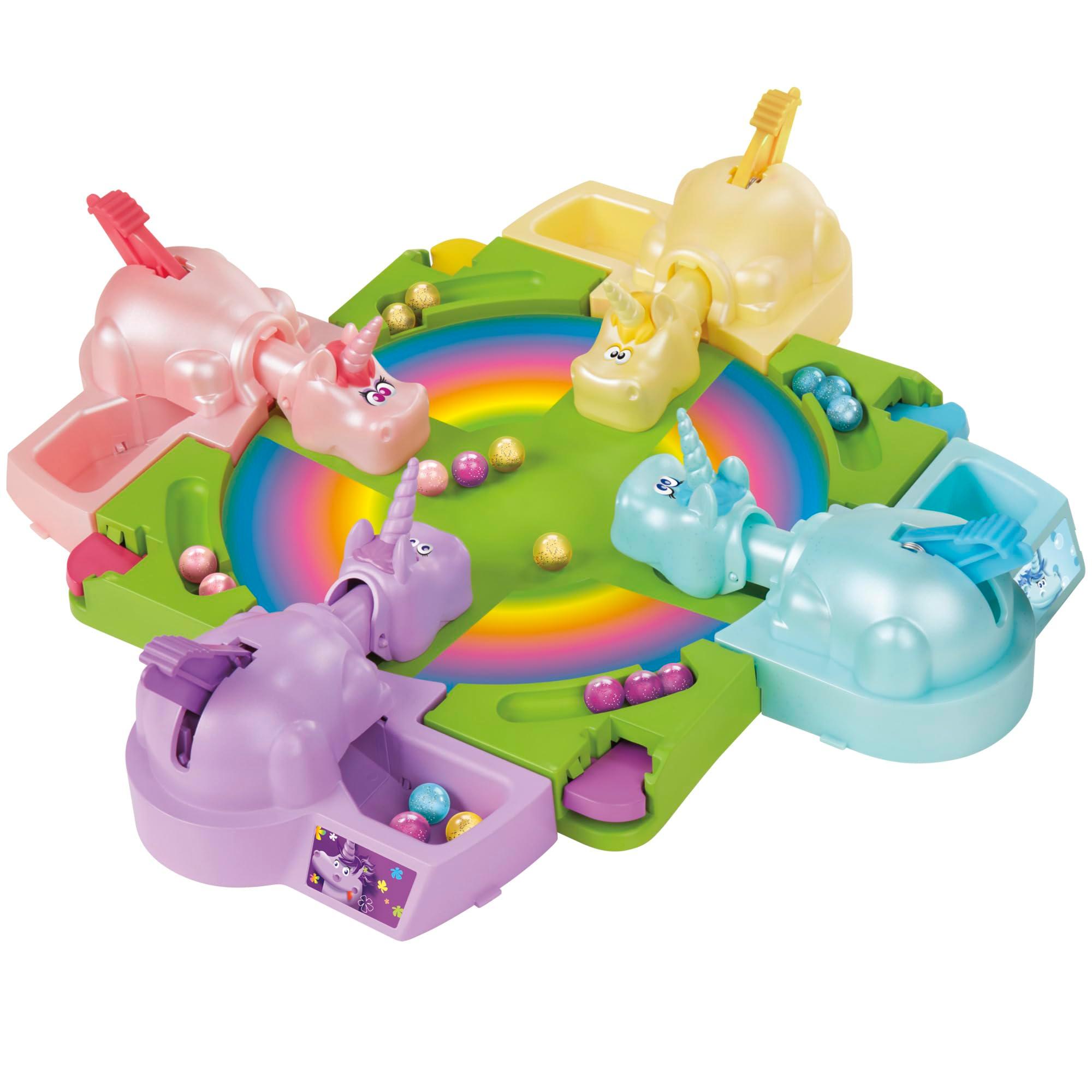 Hasbro Gaming Hungry Hippos Unicorn Edition Pre-School Board Game for Kids Ages 4 and Up; 2-4 Players (Amazon Exclusive) - Image 5
