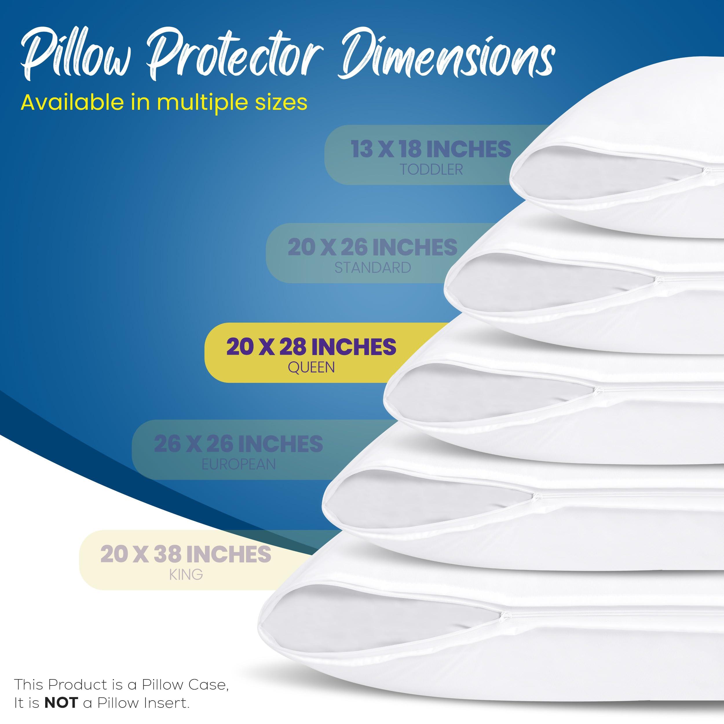 Utopia Bedding Waterproof Queen Size Pillow Protectors Zippered (4 Pack, White), Dust Mite and Bed Bug Proof Pillow case Protectors, Moisture Wicking Pillow Encasement Covers 20 x 28 Inches - Image 2
