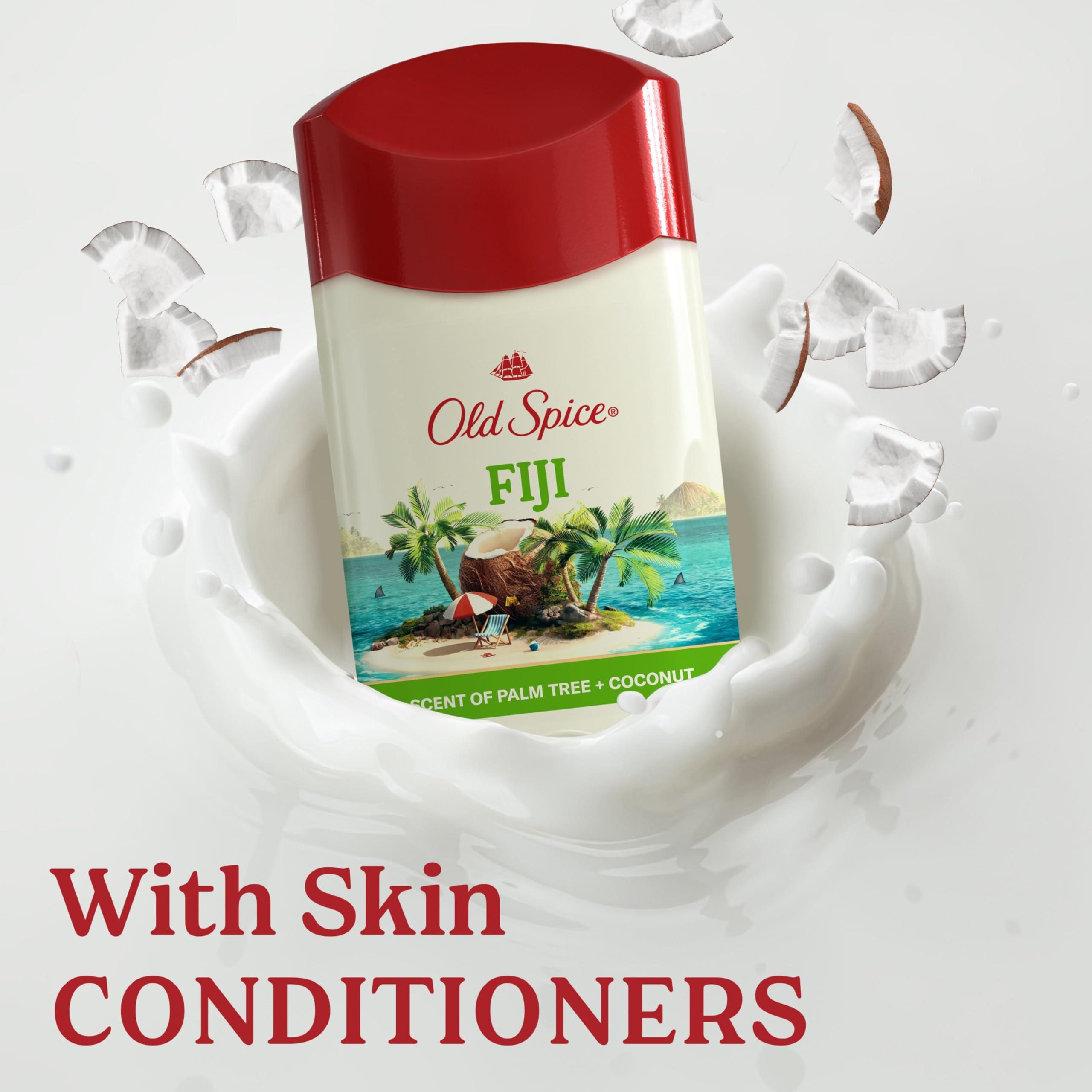 Old Spice Antiperspirant Deodorant for Men, 24/7 Sweat and Odor Protection, Advanced Skin Conditioners, Fiji with Palm Tree Scent, Invisible Solid, 2.6 oz (Pack of 2) - Image 6