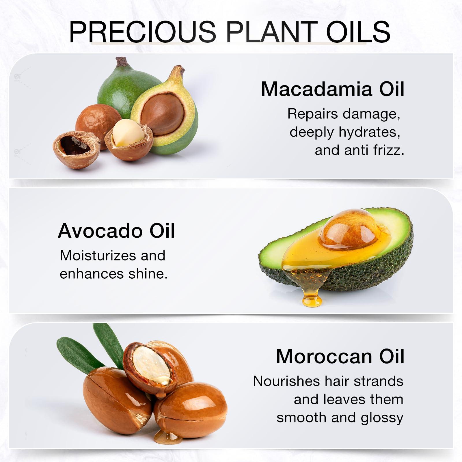 Hussell Hair Treatment Serum Bali Secret - 40 Hair Care Capsules - No Rinse - With Argan Macadamia & Avocado Oils - Vitamins A, E, & Pro B5 - Conditioner for Women & Men - Image 2