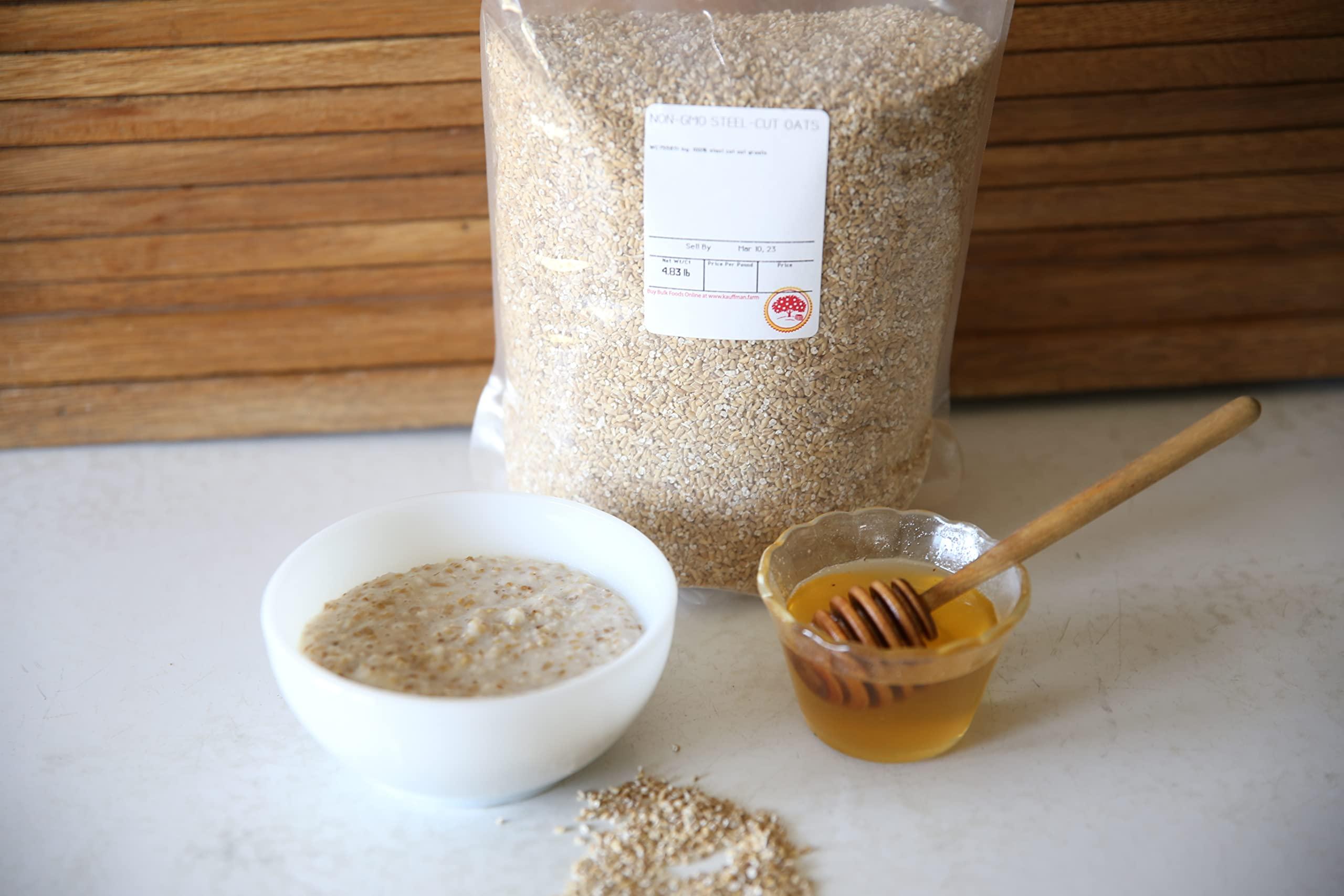 Kauffman Orchards Steel-Cut Oat Groats, Bulk 4.8 Lb. Bag - Image 3