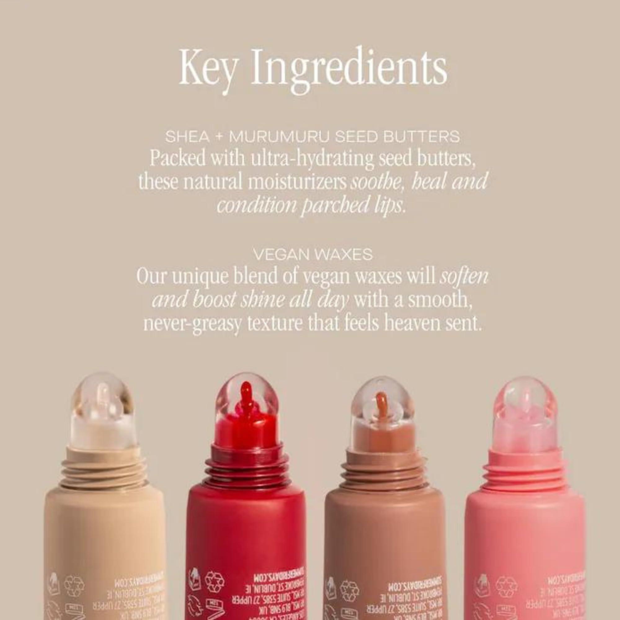 Summer Fridays Tinted Lip Butter Balm - Conditioning Vegan Lip Balm for Instant Moisture, Shine & Hydration - Sheer-Tinted, Soothing Skincare - Pink Sugar (.5 Oz) - Image 6