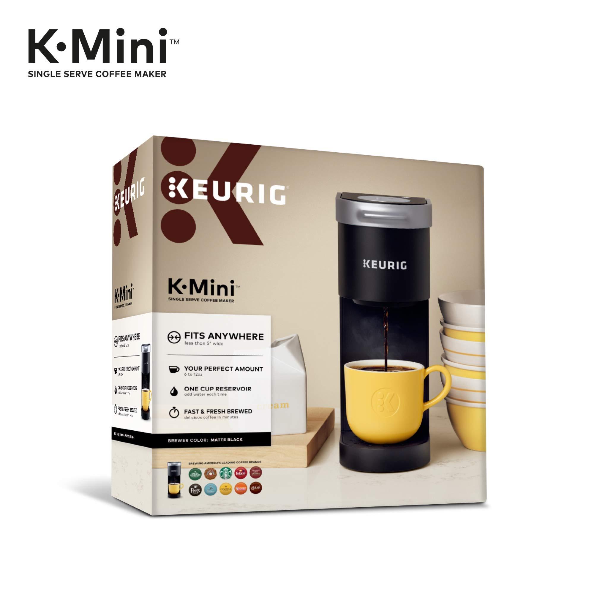 Keurig K-Mini Single Serve K-Cup Pod Coffee Maker, 6 to 12oz Brew size, with Cord Storage, Perfect for Small Spaces, Black - Image 13