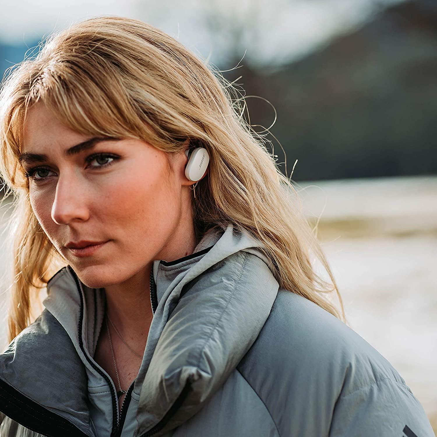 Bose QuietComfort II In-Ear True Wireless Earbuds - Soapstone (Renewed) - Image 4