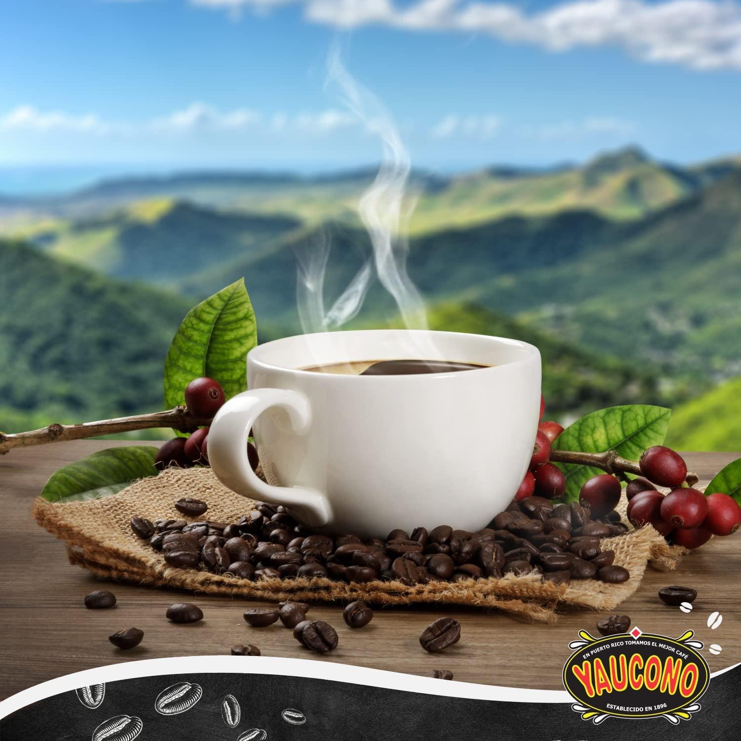 Yaucono Coffee Arabica Medium Roast Ground, Roasted and Bagged in Puerto Rico, 14 Ounce (Pack of 4) - Image 6
