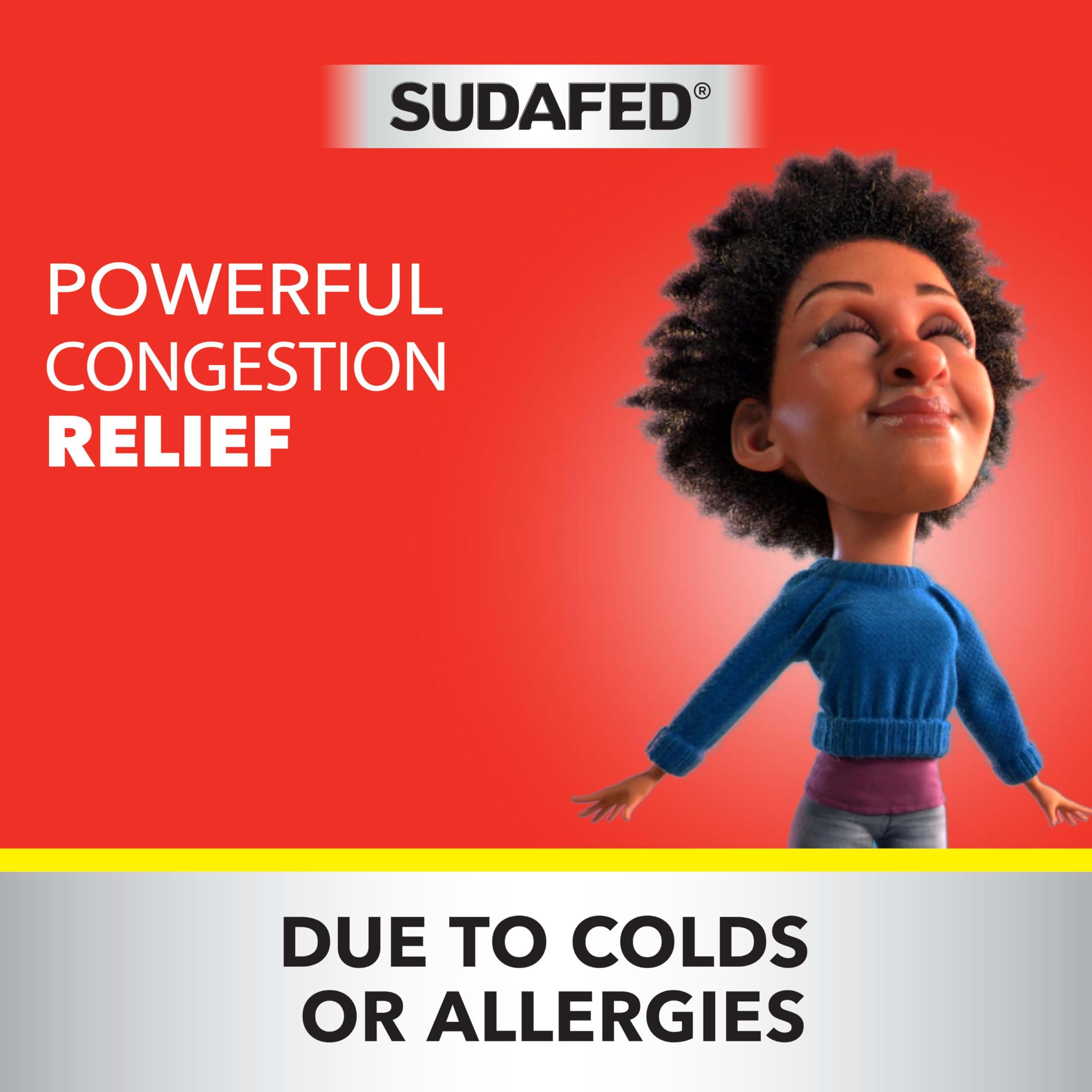 Sudafed Sinus Severe Original Nasal Spray, 12 Hour Nasal Spray Decongestant for Fast, Powerful Congestion Relief Due to Colds or Allergies, Oxymetazoline HCl .05% Nose Spray, 1 fl. oz - Image 7