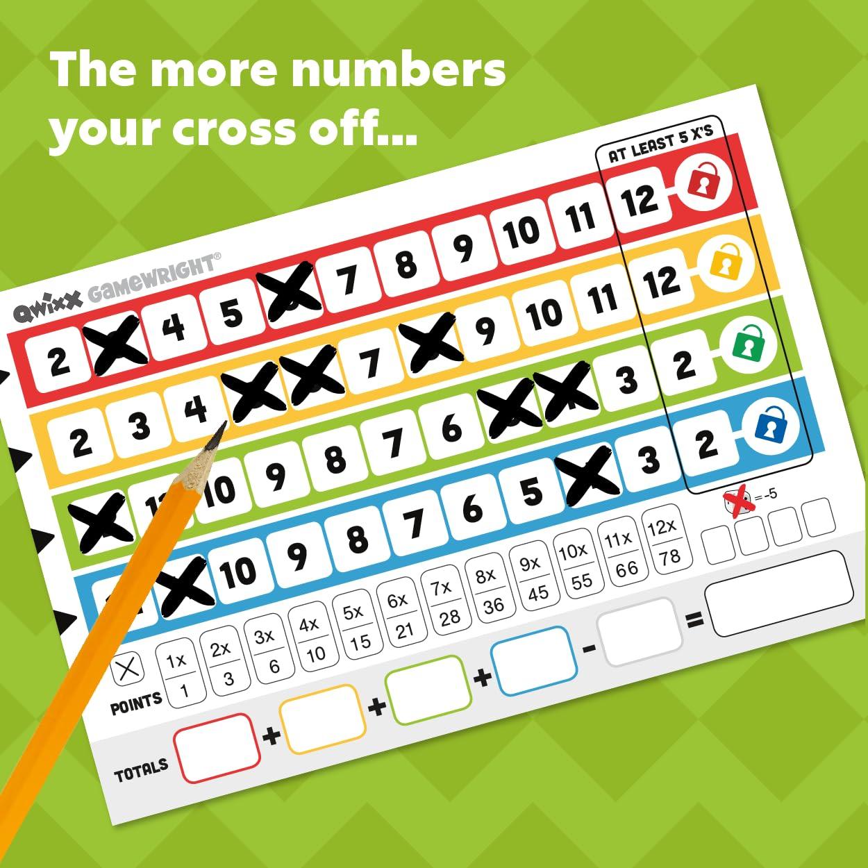 Qwixx: The frantic dice rolling game that everyone plays at once! For ages 8+, 2-5 players, from Gamewright - Image 5