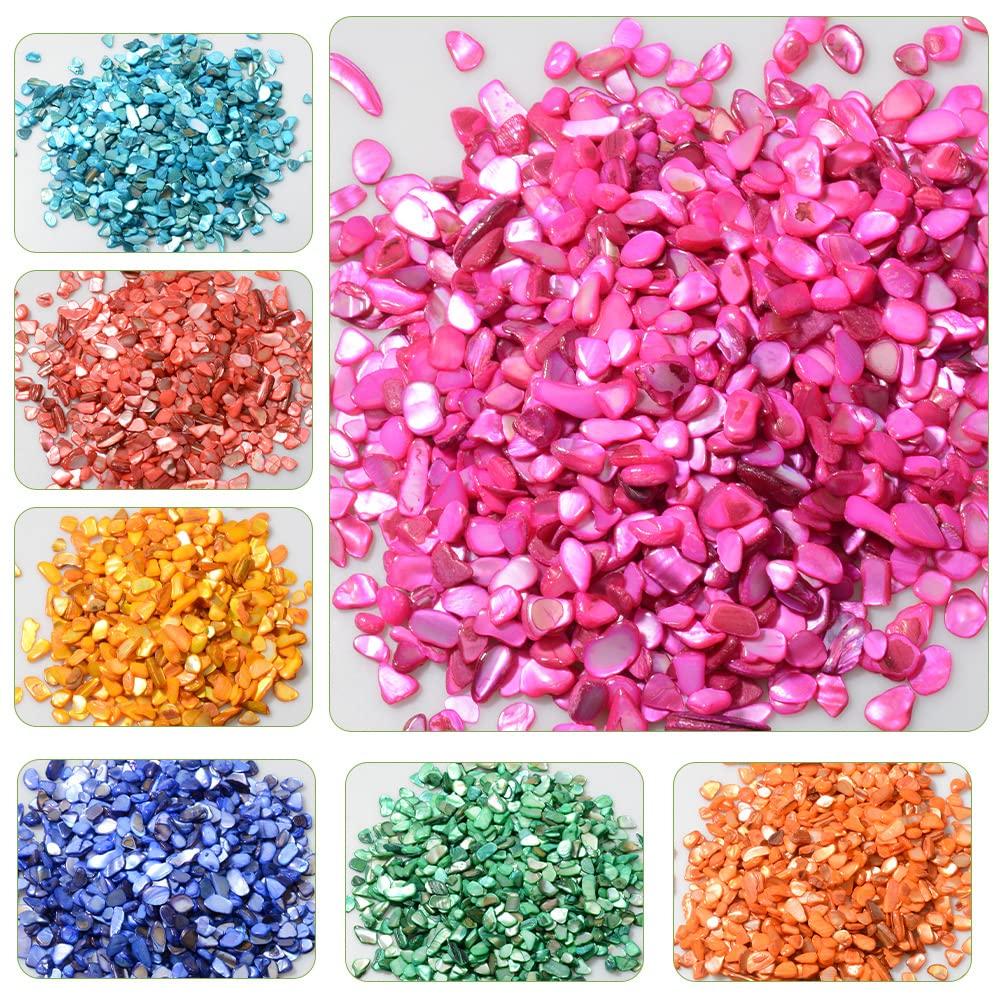QICQDRAM Crushed Shells for Crafts About 1LB (405g/14.28oz) Small Natural Crushed Shells Bulk for Crafts DIY Beaching Wedding Decoration Vase Fillers (Natural Color) - Image 7
