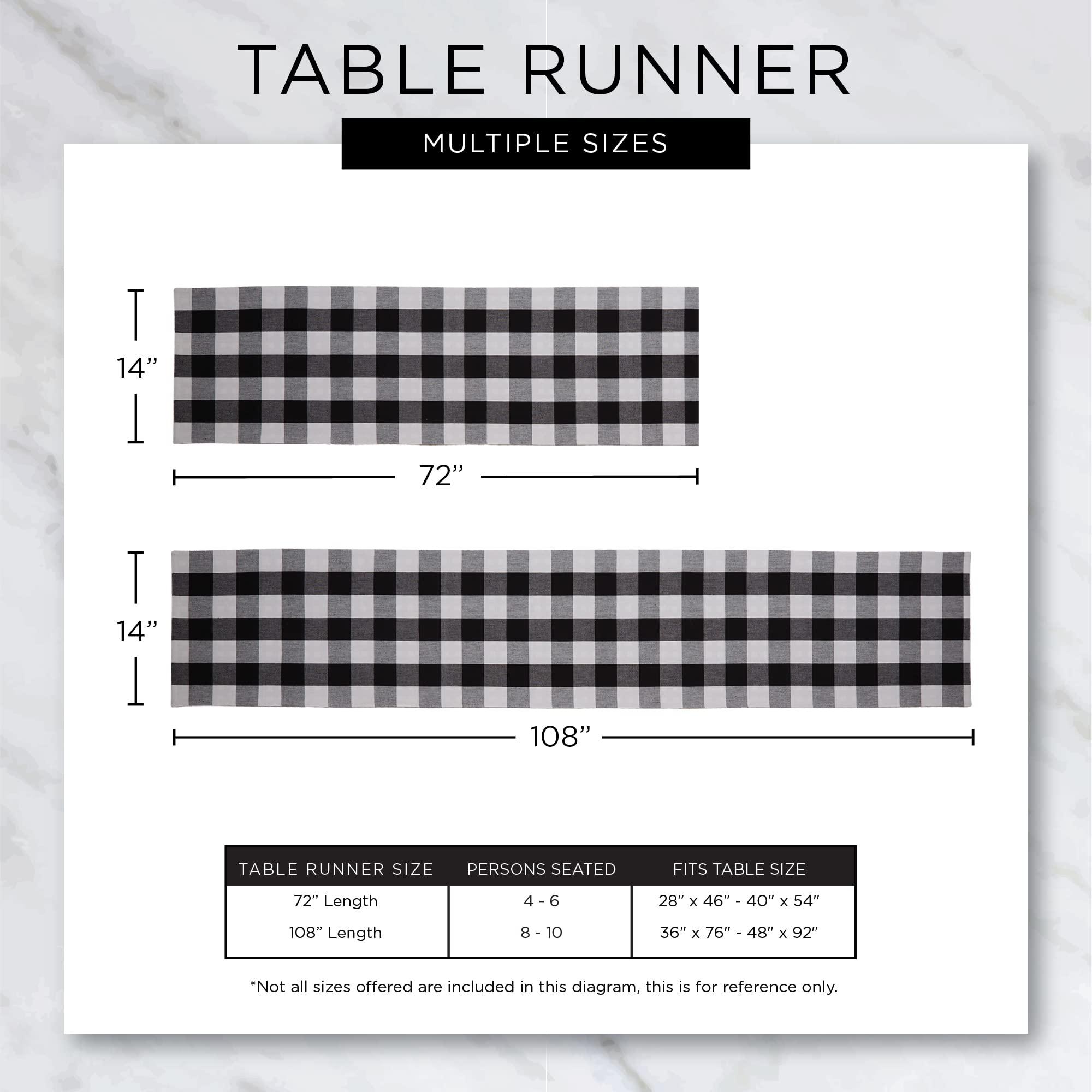 DII French Style Tabletop Kitchen Collection, Reversible Table Runner, 14x72, Fleur de Lis Stripe - Image 3