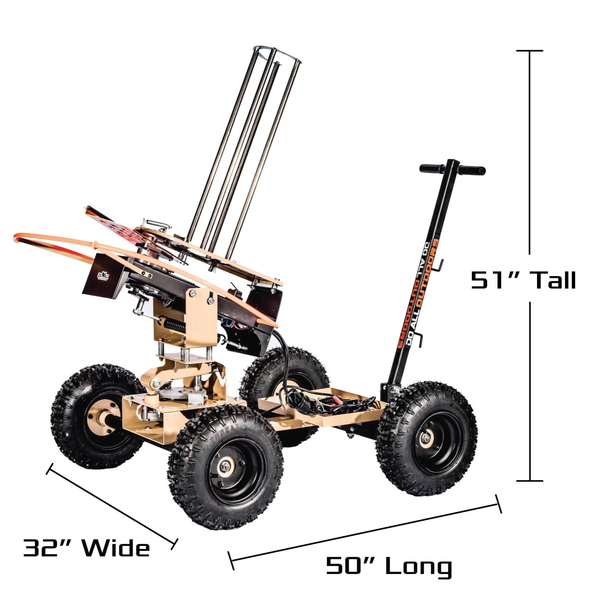 Do All Outdoors Wheelhouse Automatic Clay Pigeon Thrower - Skeet Thrower Machine with Wobbler Kit and Wireless Remote Launch Controller - Image 2