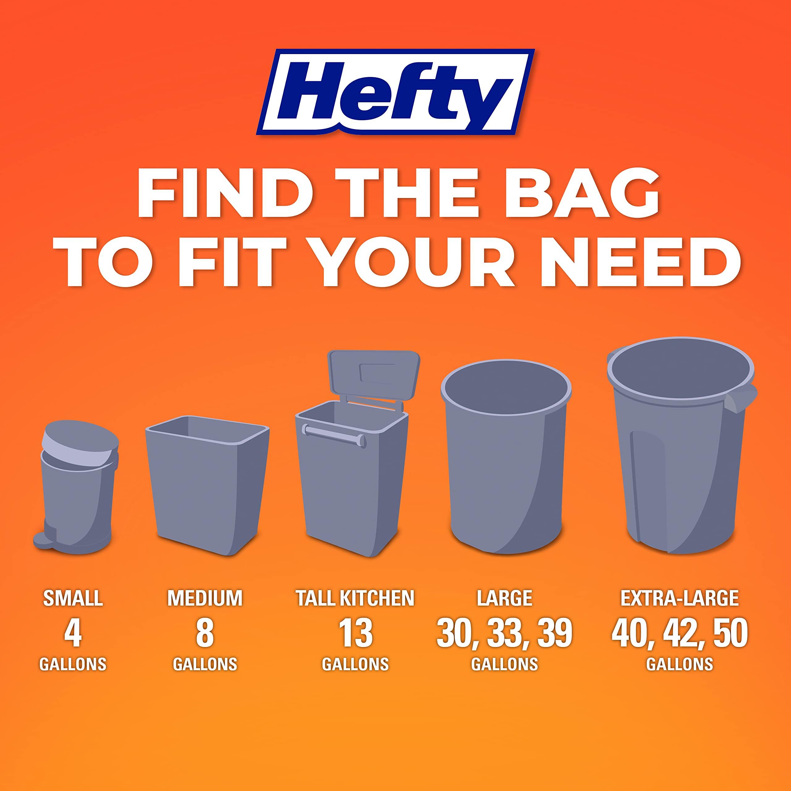 Hefty Small Trash Bags, Fabuloso Scent, 4 Gallon, 52 Count - Image 6