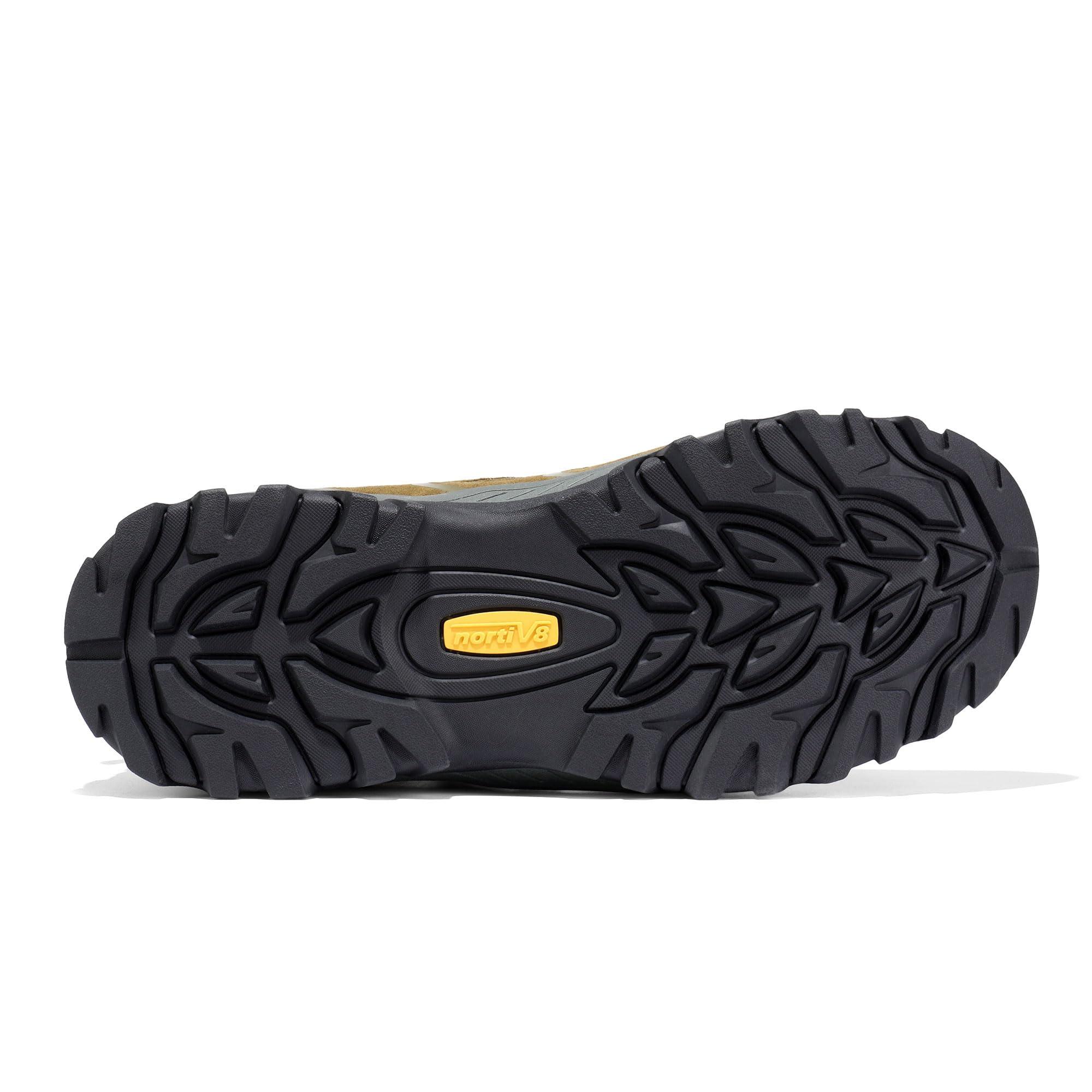 NORTIV 8 Men's Ankle High Waterproof Hiking Boots Outdoor Lightweight Shoes Trekking Trails Armadillo - Image 5