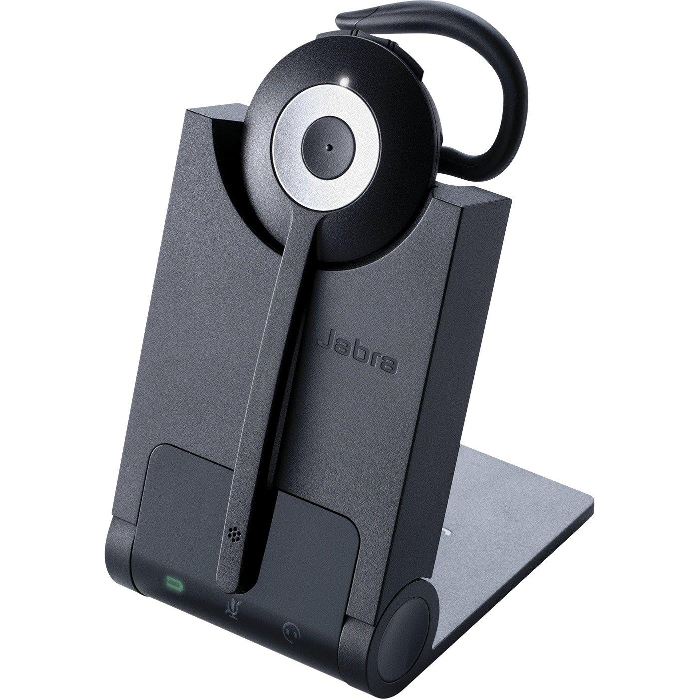 Jabra PRO 930 MS Mono Lync Optimized Wireless Headset for Softphone, Black, Mono Speaker