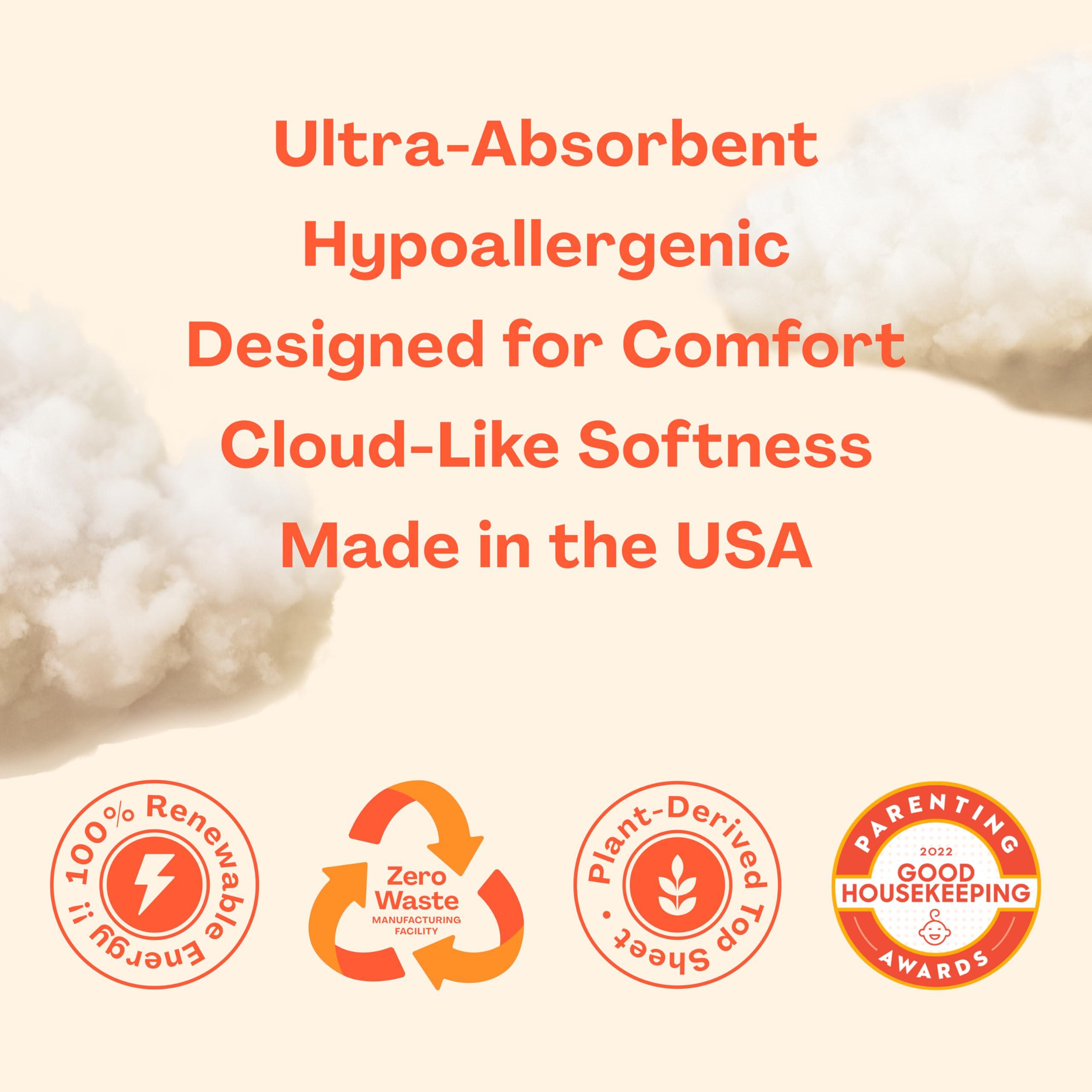 Hello Bello Premium Diapers Size 4, Honeysuckle Designs, 58ct Club Box, Hypoallergenic and Extra Absorbent - Image 5