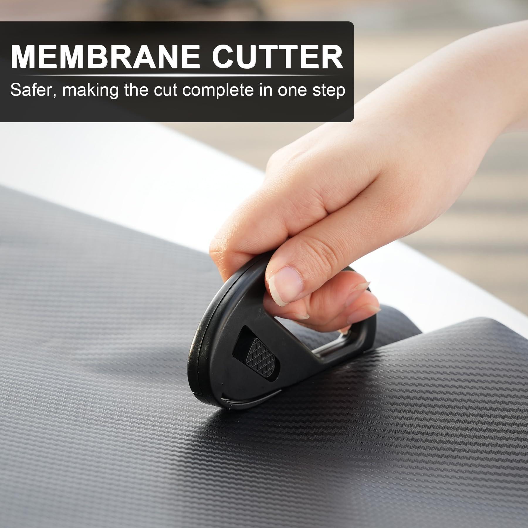 SINGARO Car Window Film Kit, 5PCS Car Glass Protective Window Tinting Privacy Film Tools, Vinyl Wrap Tools with Felt Squeegees, Detachable Knife, Extra Blades, Film Cutter - Image 5