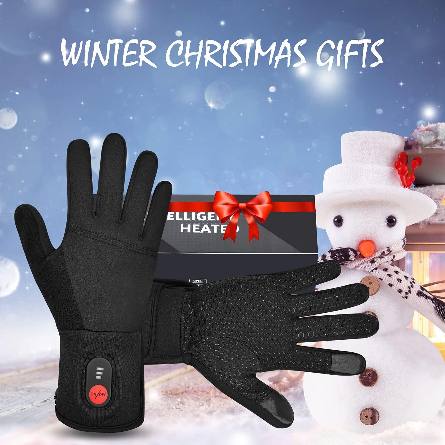 Heated Glove Liners for Men Women,Rechargeable Electric Battery Heating Riding Ski Snowboarding Hiking Cycling Hunting Thin Gloves Hand Warmer - Image 6