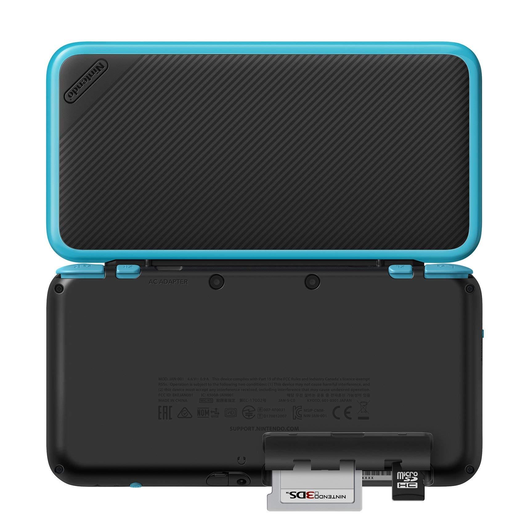 Nintendo New 2DS XL - Black + Turquoise (Renewed) - Image 7