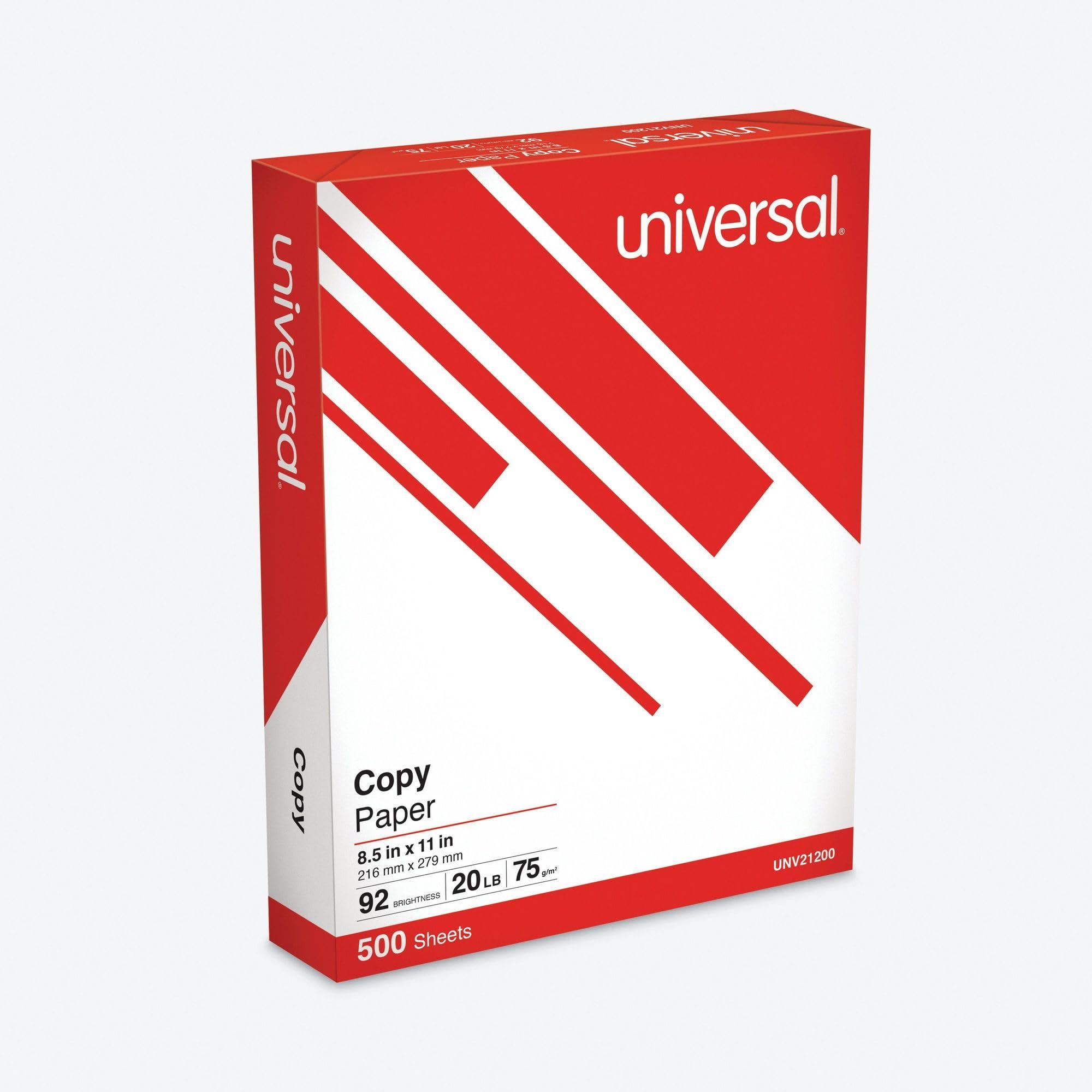 Universal 21200 Copy Paper, 92 Brightness, 20lb, 8-1/2 x 11, White (Case of 5000 Sheets) - Image 3