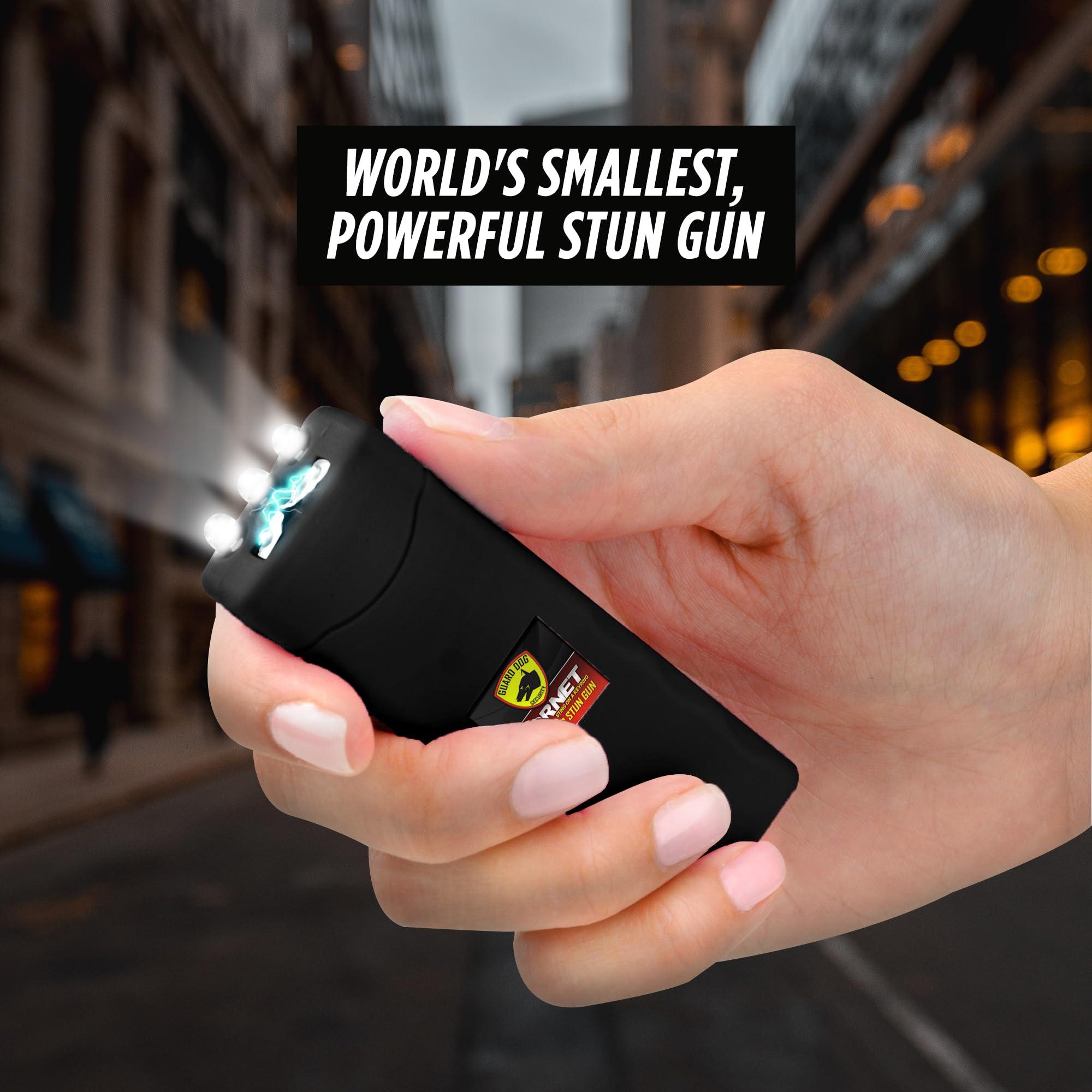 Guard Dog Security Flashlight Stun Gun Self Defense, High Voltage Hornet Mini Stun Gun Keychain, Rechargeable Womens Self Defense, Safety Switch, Powerful Flashlight, Compact Device - Image 4